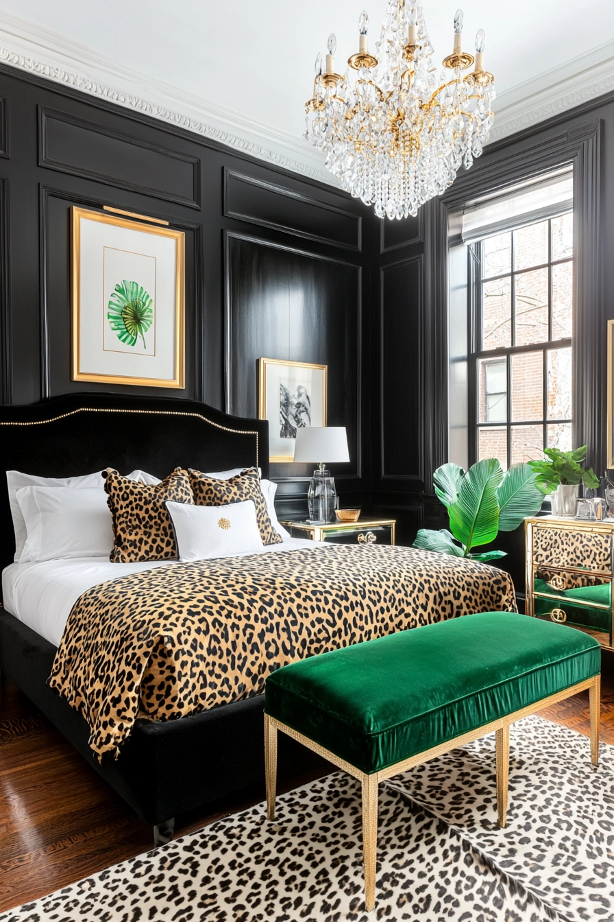 Modern Leopard Bedroom Ideas for Bold and Stylish Interiors