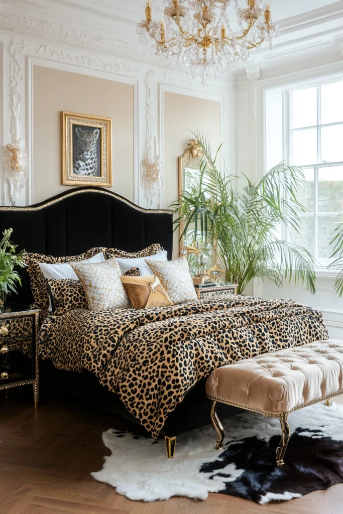Modern Leopard Bedroom Ideas for Bold and Stylish Interiors
