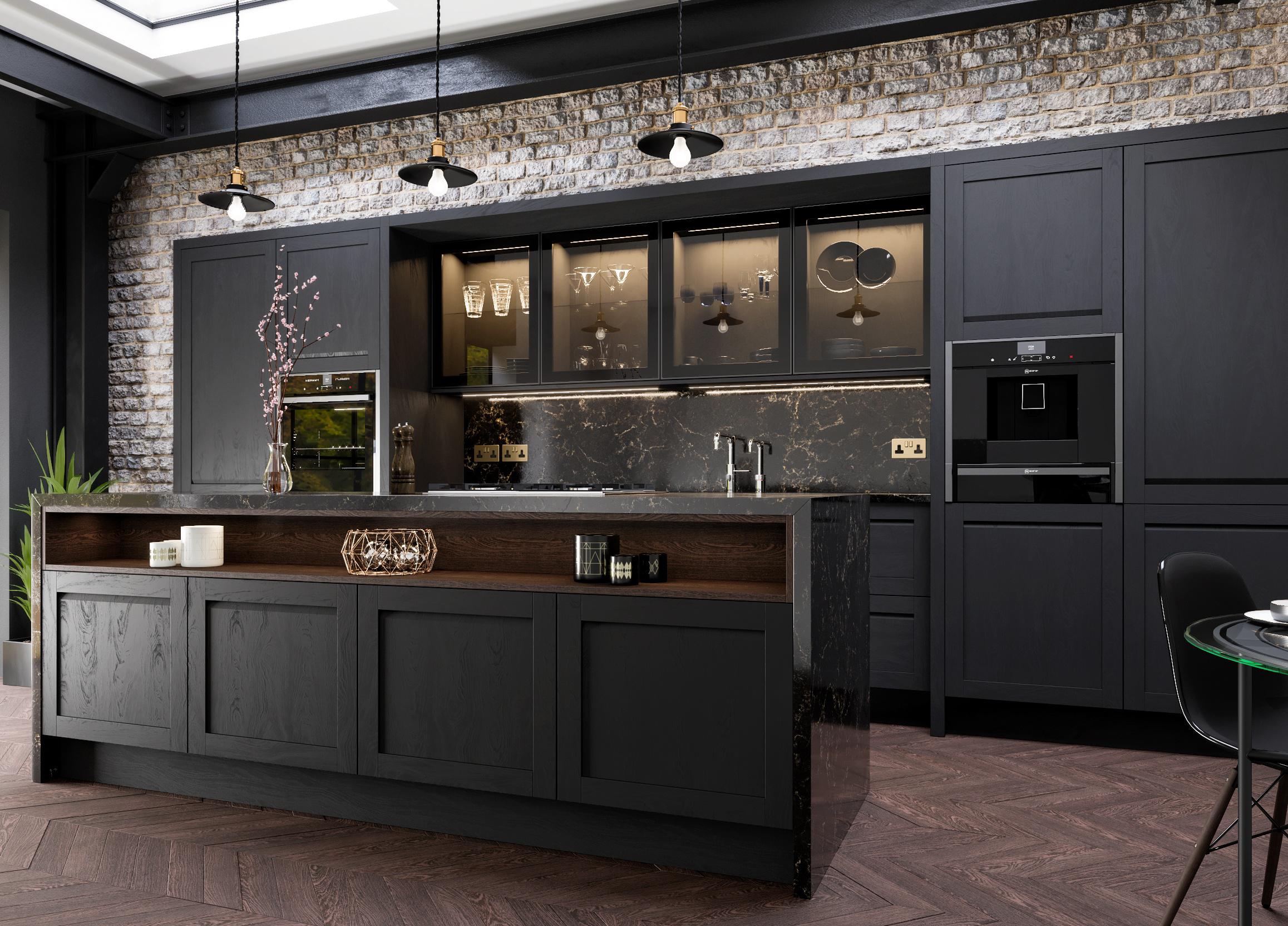 Moody kitchen design [Sarrat UK] 2315x1664 : r/RoomPorn