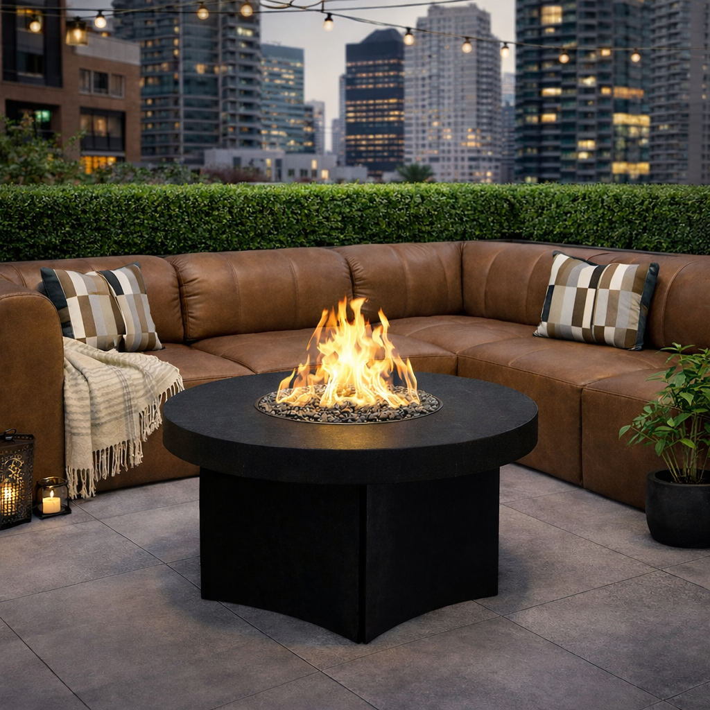 Oriflamme Blackstone Gas Fire Pit | Propane Natural Gas Fire Table – All Backyard Fun