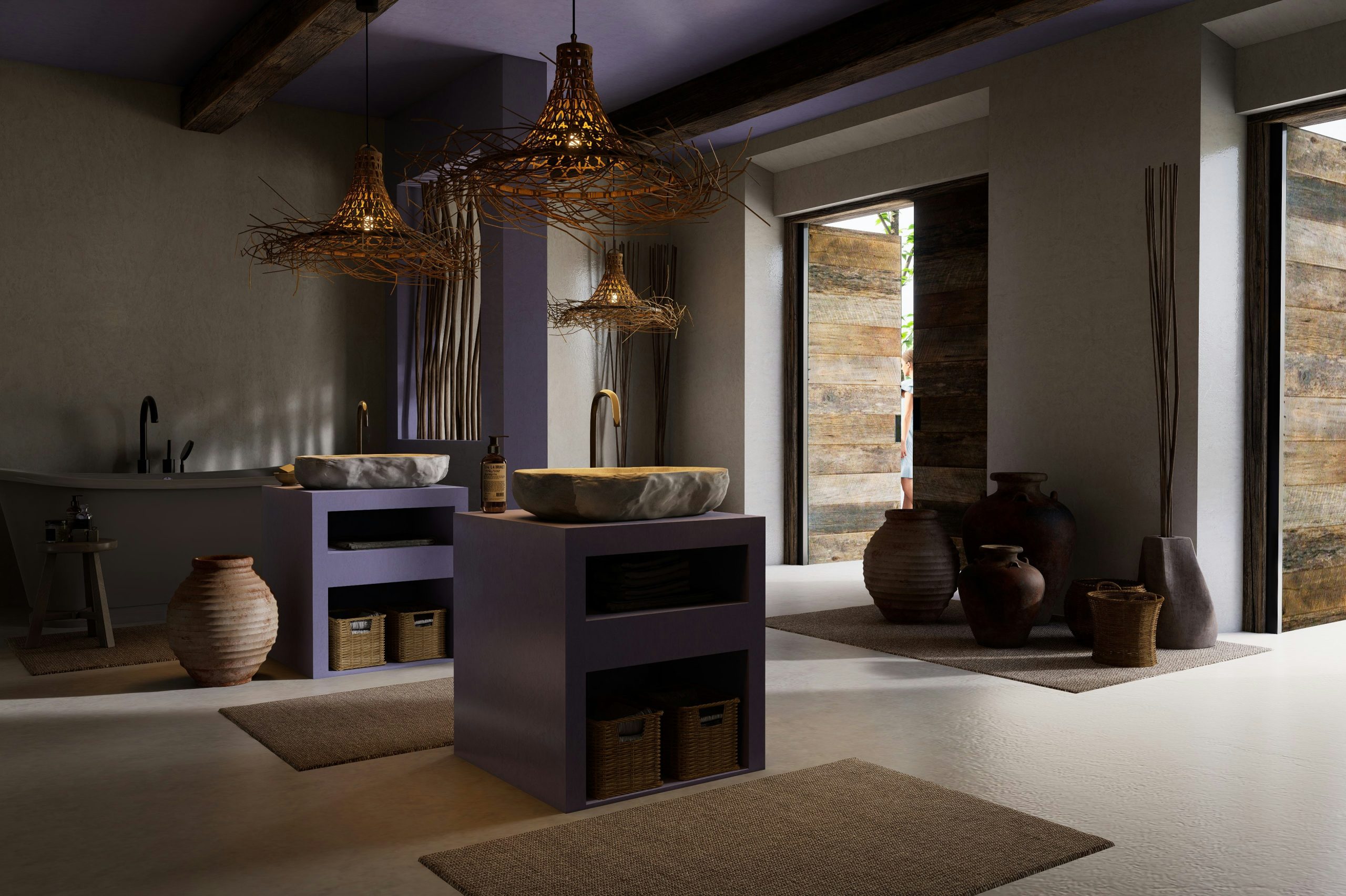 Rustic elegance meets modern minimalism