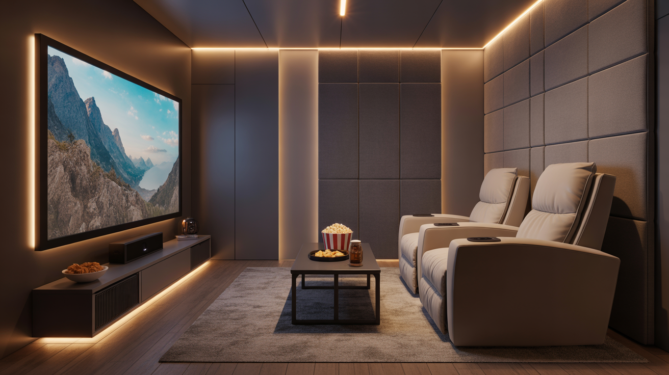 Small Home Theater Room Layouts for Maximum Comfort and Entertainment - Mood For Decor