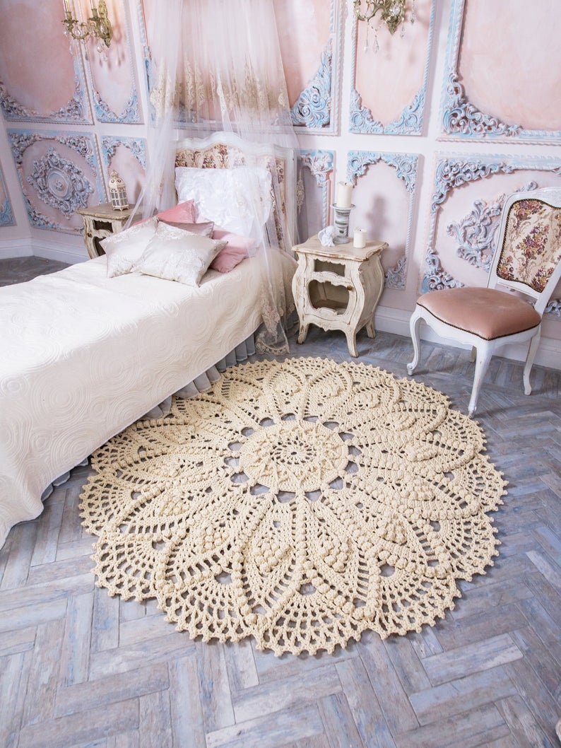 This Is A Beautiful DIY Area Rug ... Crochet Your Own! - KnitHacker: Where Art & Yarn Hook Up!