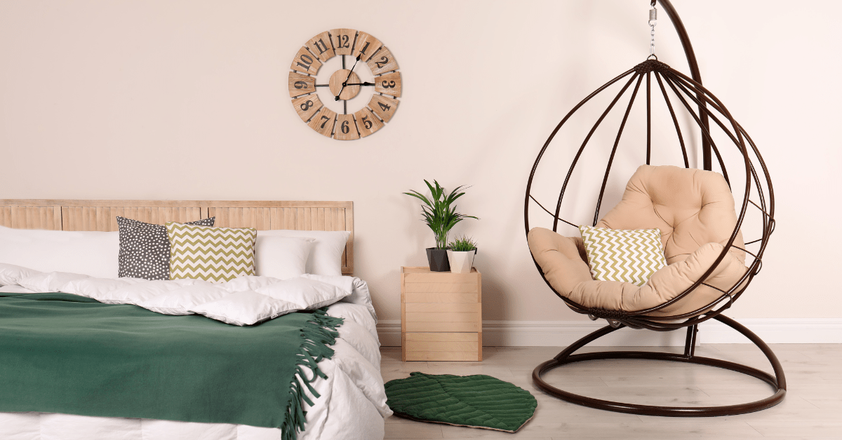 Transform Your Space with a Stylish Hanging Chair for Your Bedroom | Decoist