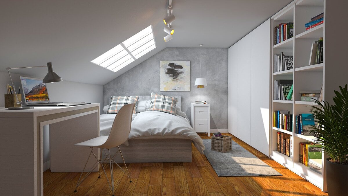 Use Sloping Ceiling to Your Advantage: Interior Design Tips - Homilo