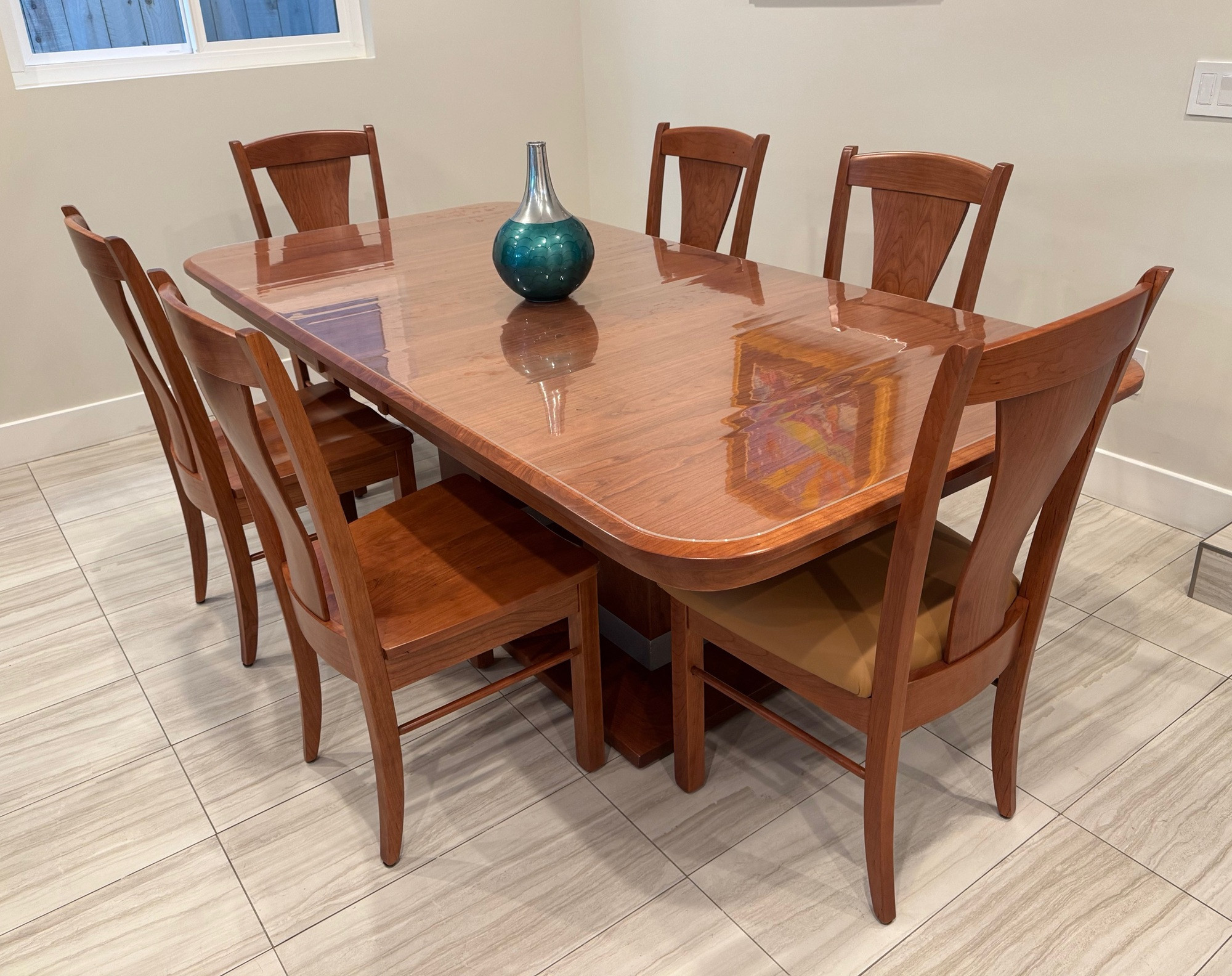 Woburn High Back Spindle Chairs - Countryside Amish Furniture