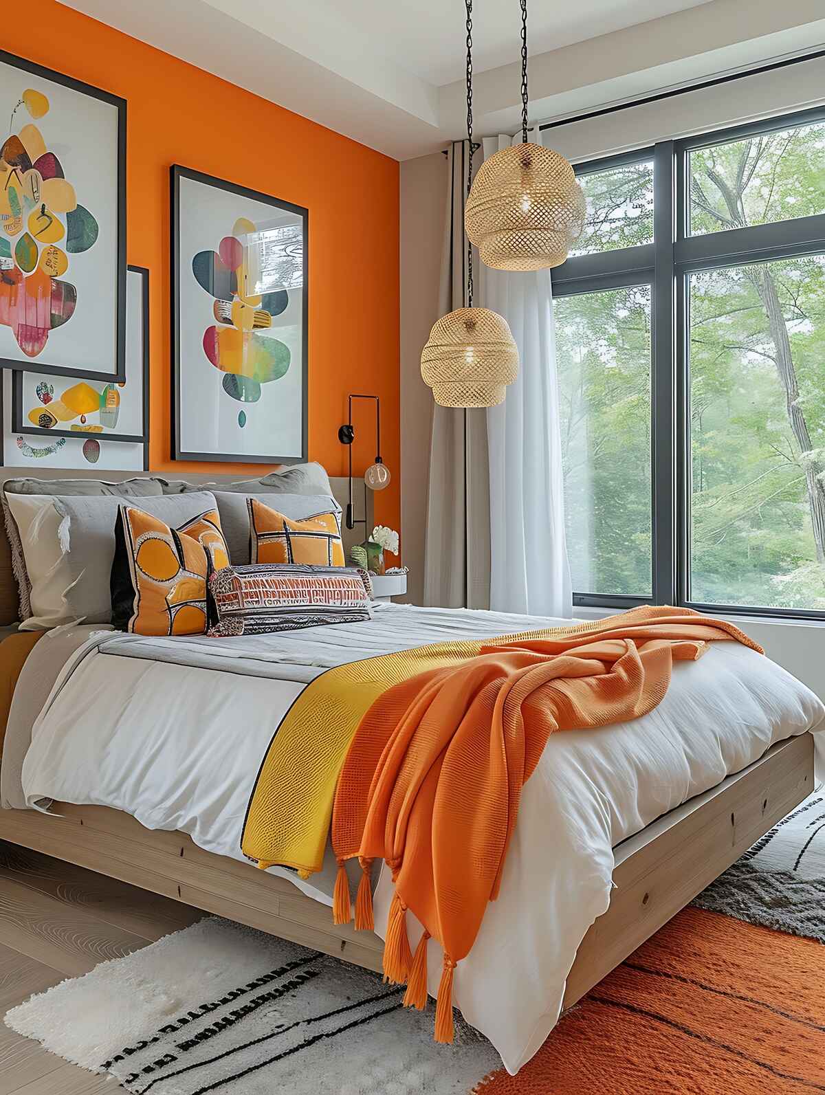 10+ Orange Bedroom Ideas for Cosy and Warm Spaces – Sonno