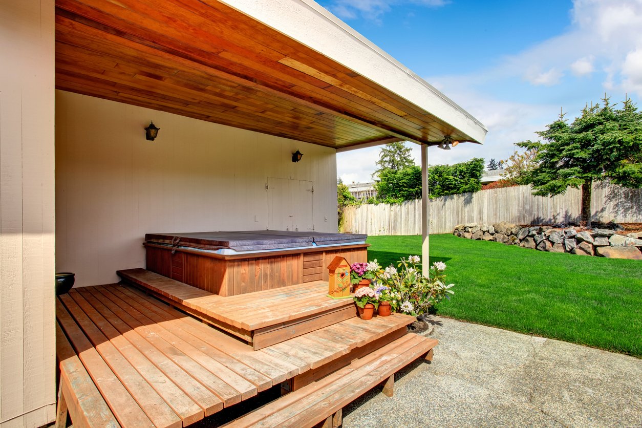 17 Backyard Hot Tub Privacy Ideas to Soak Without Being Seen - Bob Vila