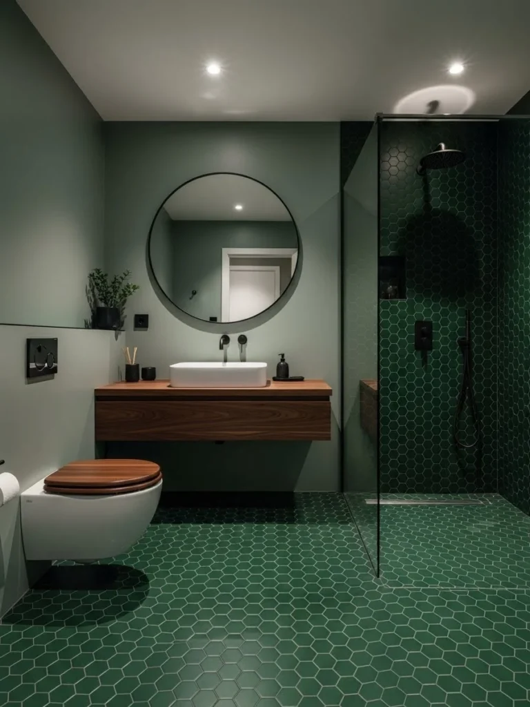19 Dark Green Bathroom Ideas for a Nature-Inspired Space