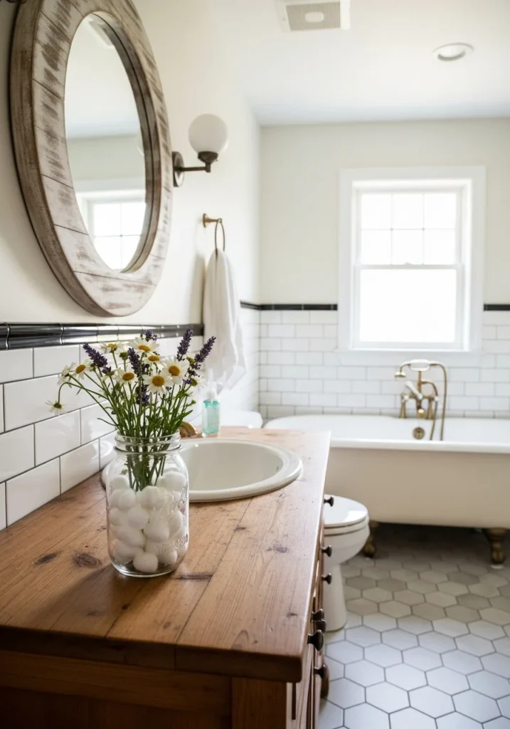 19 Farmhouse Bathroom Ideas to Create Your Rustic Retreat