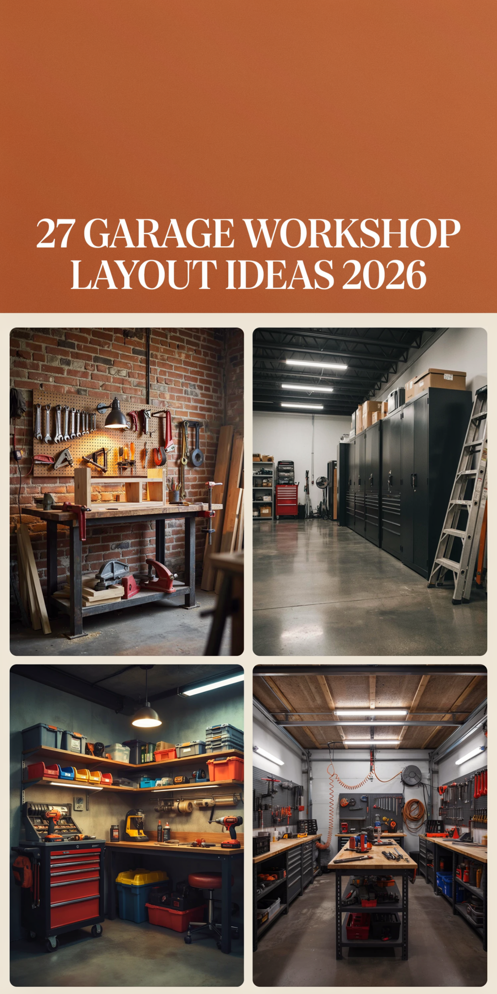 27 Garage Workshop Layout Ideas for 2026 You Need to See - placeideal.com