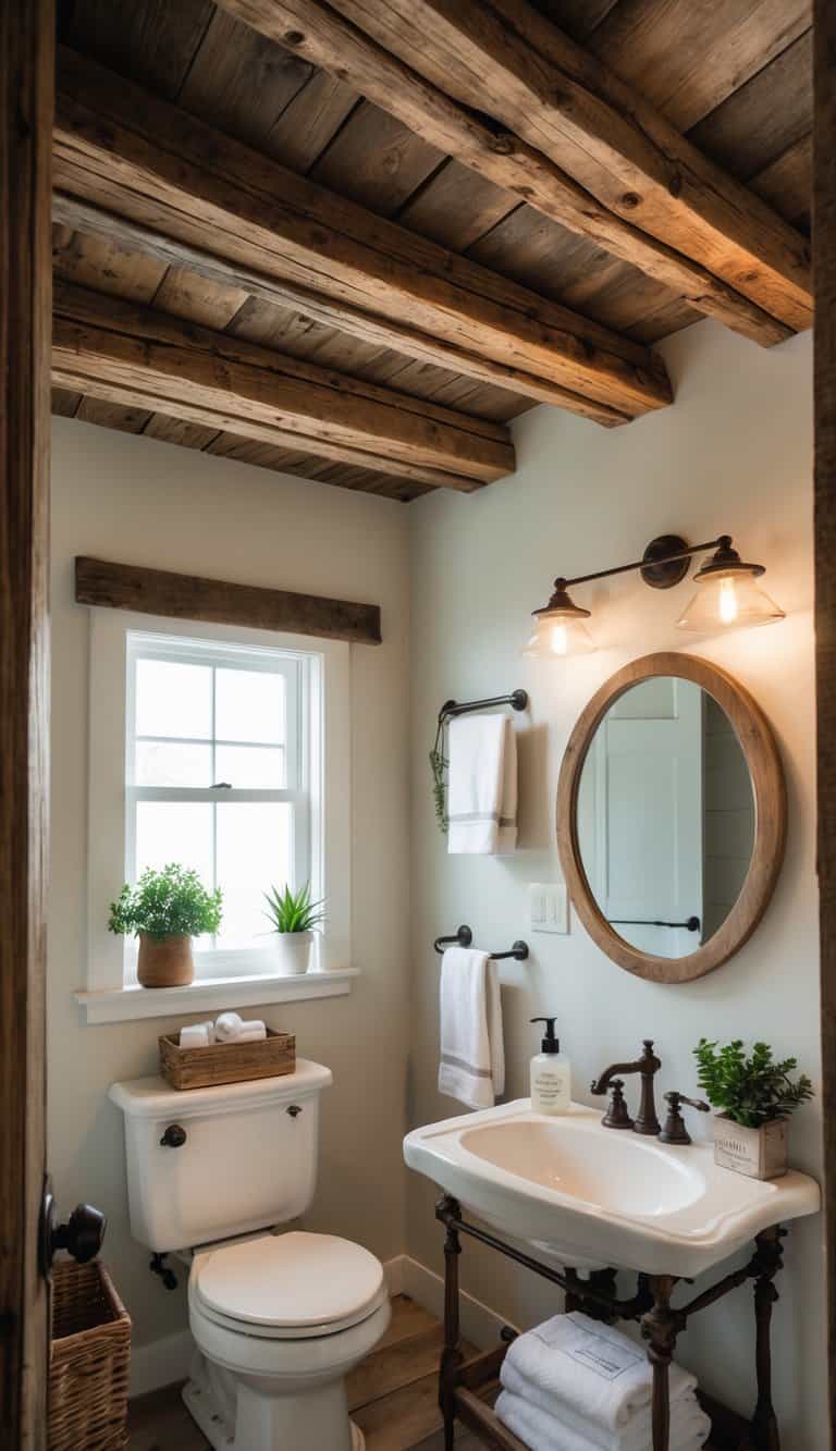 22 Small Farmhouse Bathroom Ideas for a Cozy Space