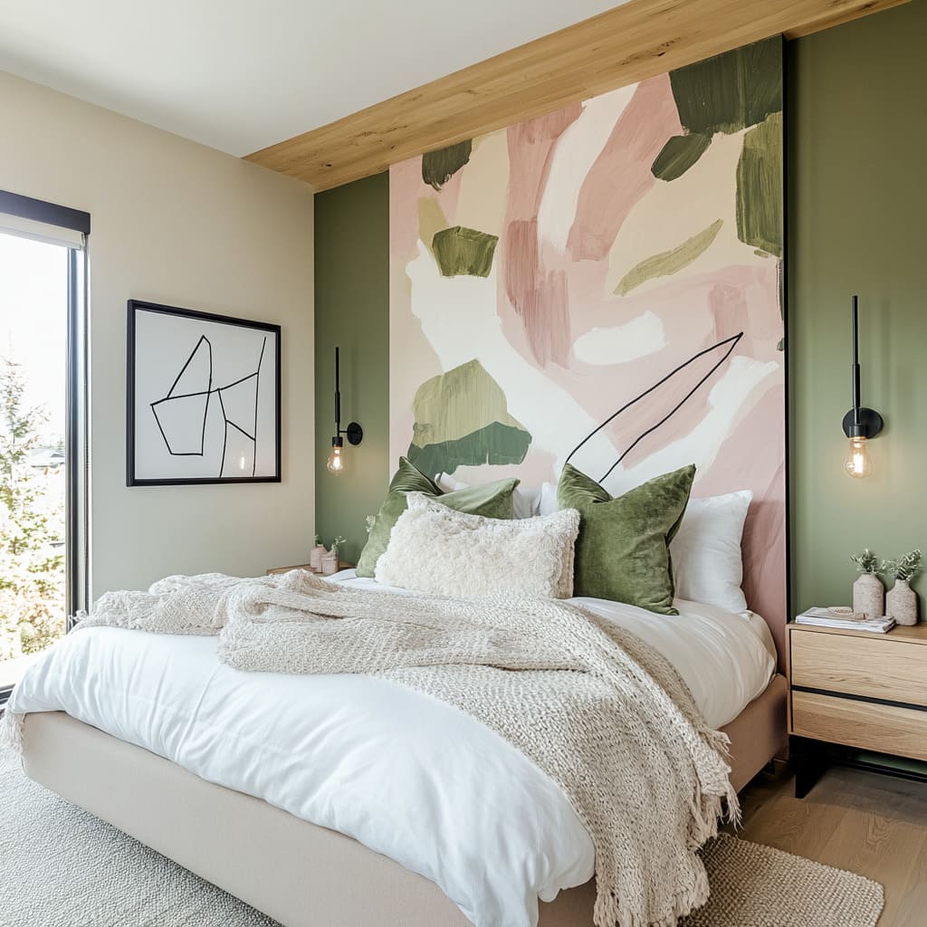 25 Pink and Green Bedroom Ideas for Balance, Texture & Style