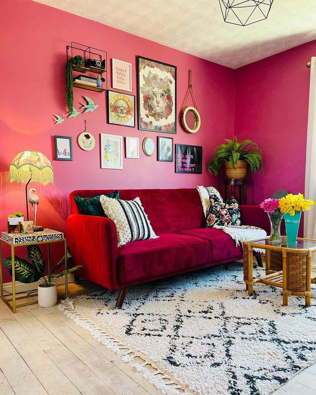 29 Pink Living Rooms That Will Convince You to Redecorate