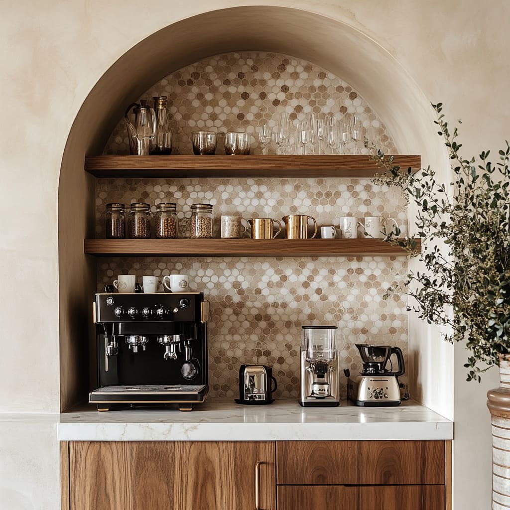 29 Stylish Coffee Bar Ideas for Kitchen Spaces | FH