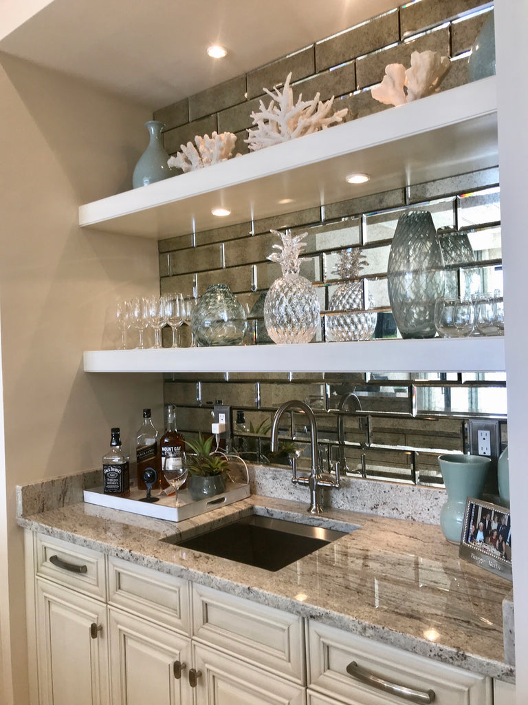 Antique Mirror Tiles
