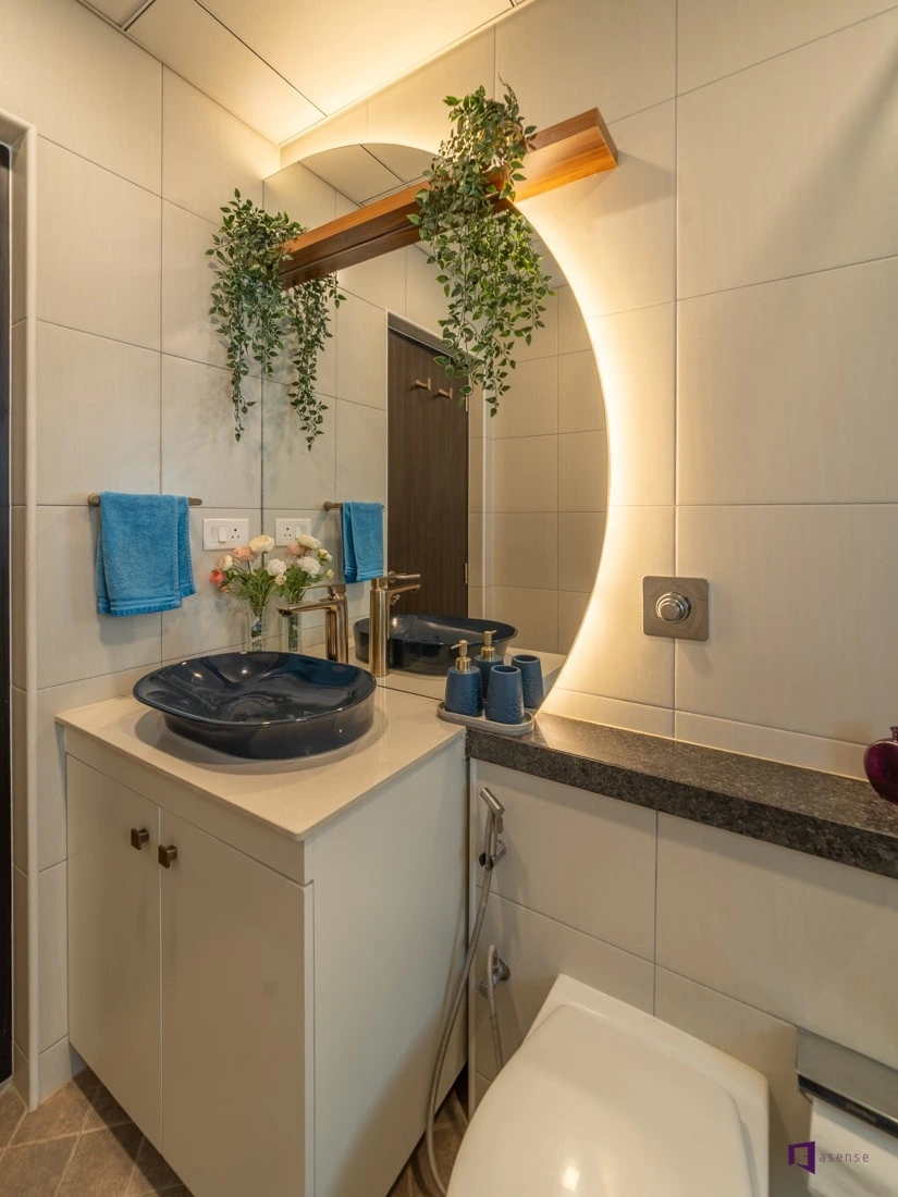 Asense | Modern Bathroom Wall Tiles Design: Styles, Colors & Patterns