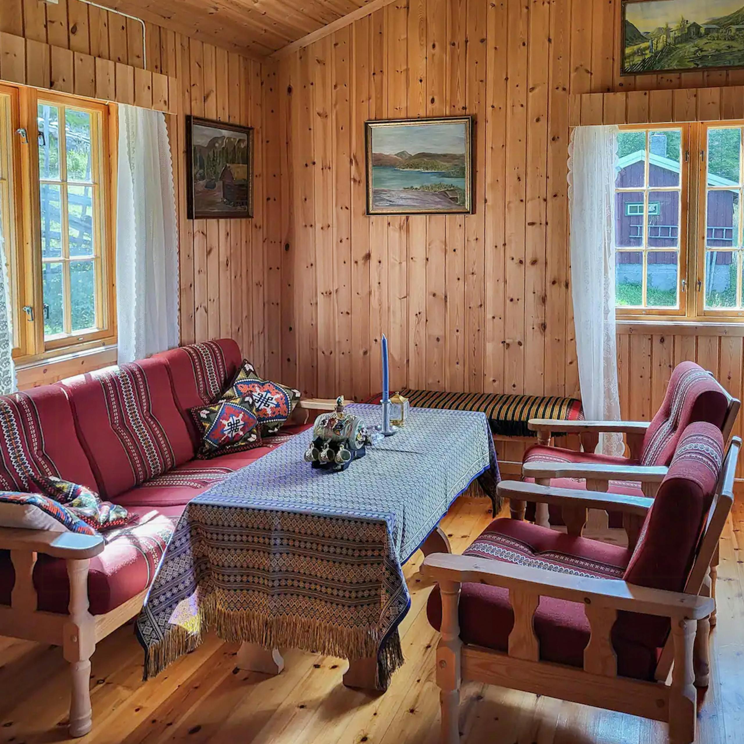 Authentic cabin on a scenic plot