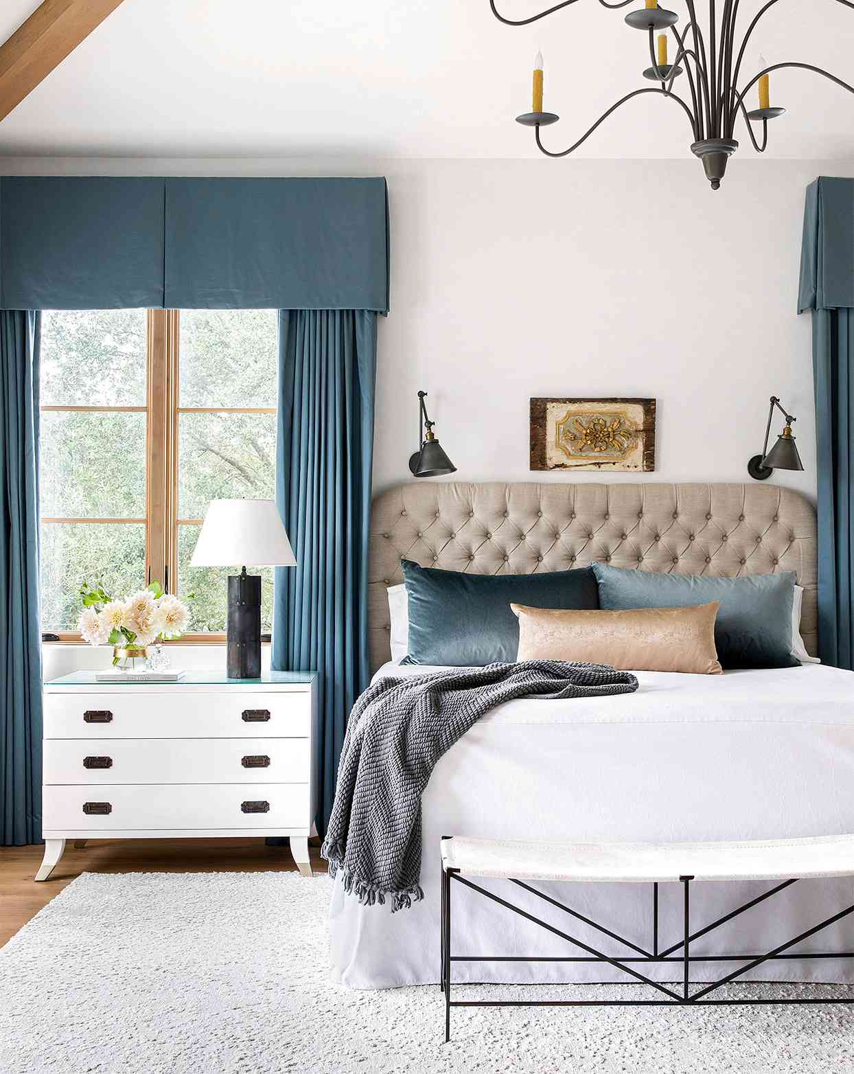 Blue Bedroom Ideas from Light Blue to Deep Navy and In Between