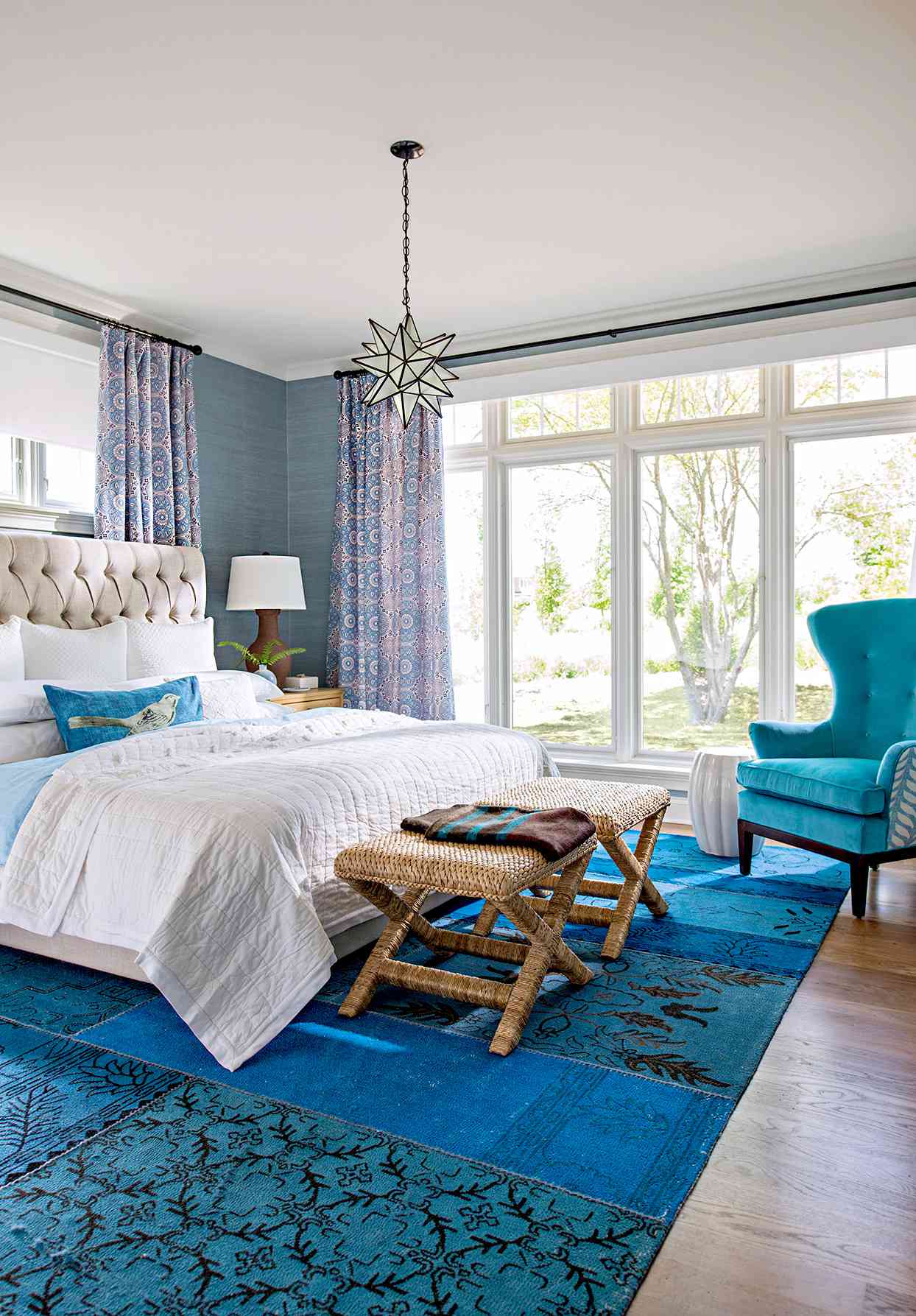Blue Bedroom Ideas from Light Blue to Deep Navy and In Between