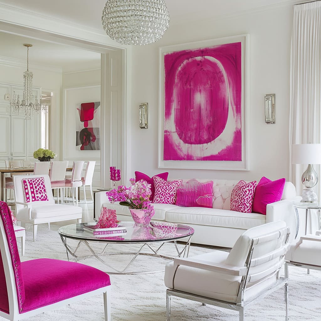Blushing Beauty: Pink Living Room Ideas for a Stylish Space