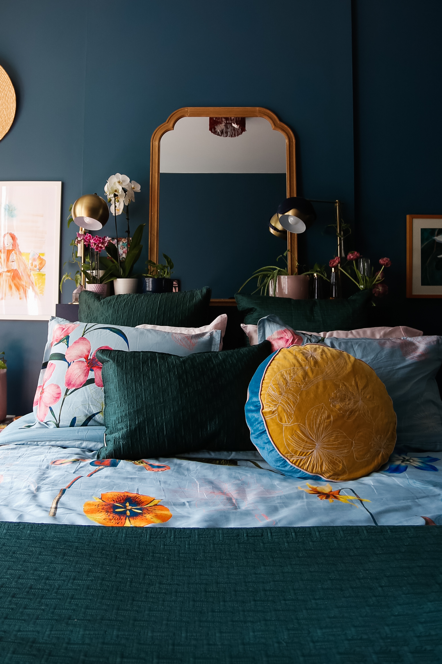Brighten Your Bedroom This Spring With Colorful Bedding and These Simple Yet Clever Tips and Tricks - TfDiaries
