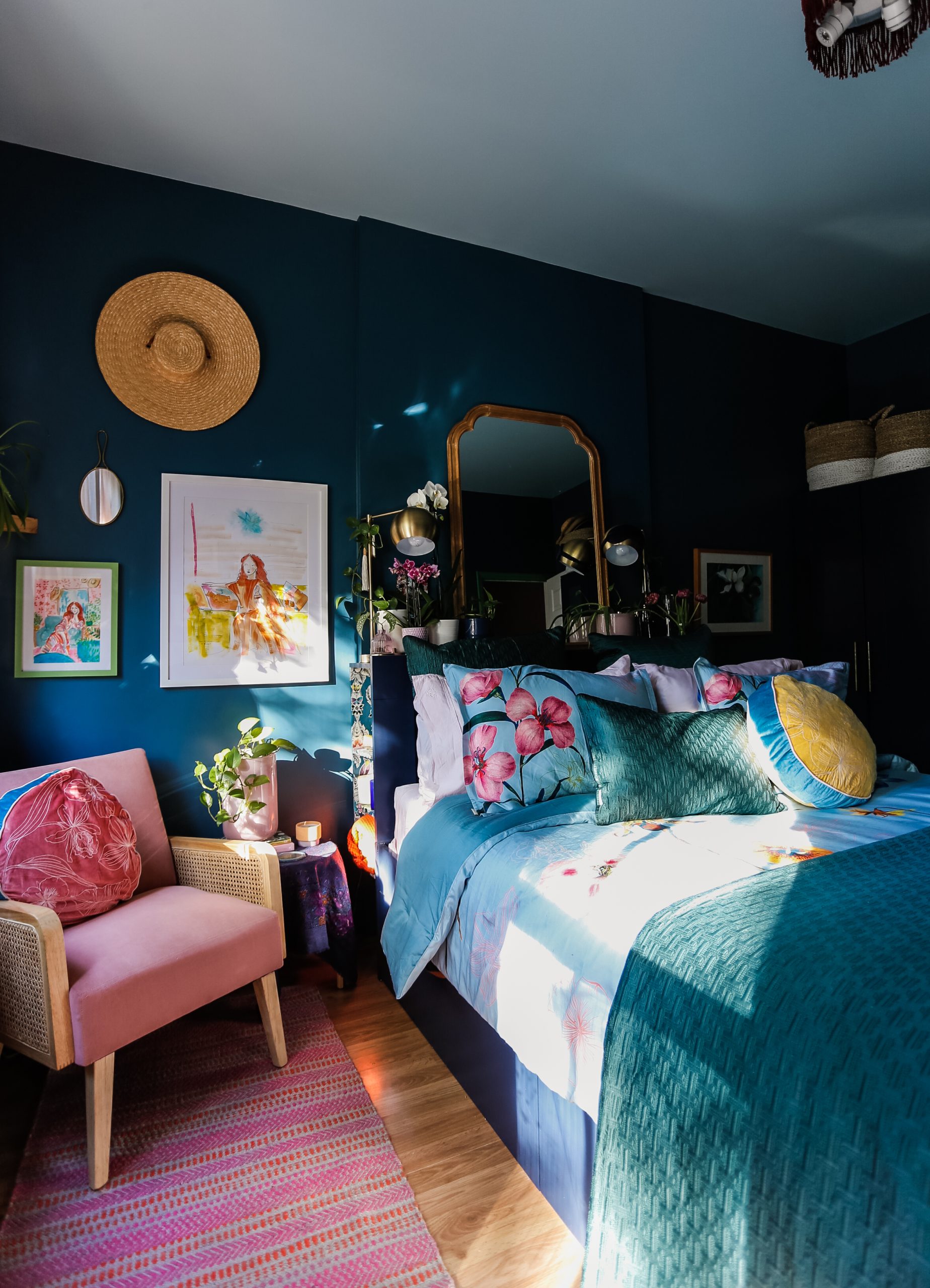 Brighten Your Bedroom This Spring With Colorful Bedding and These Simple Yet Clever Tips and Tricks - TfDiaries