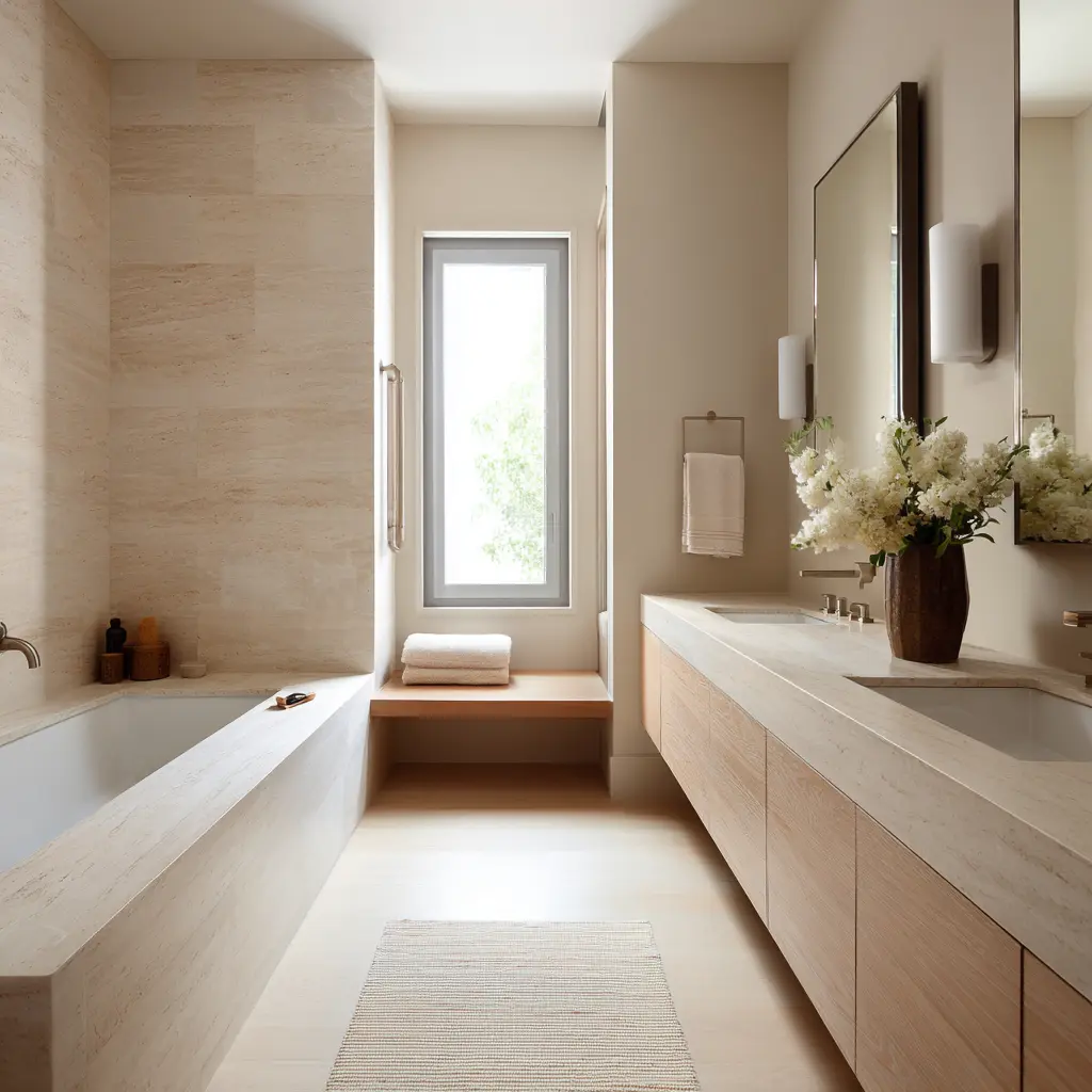Calm Luxury Primary Bathroom Design Ideas for a Softer Look