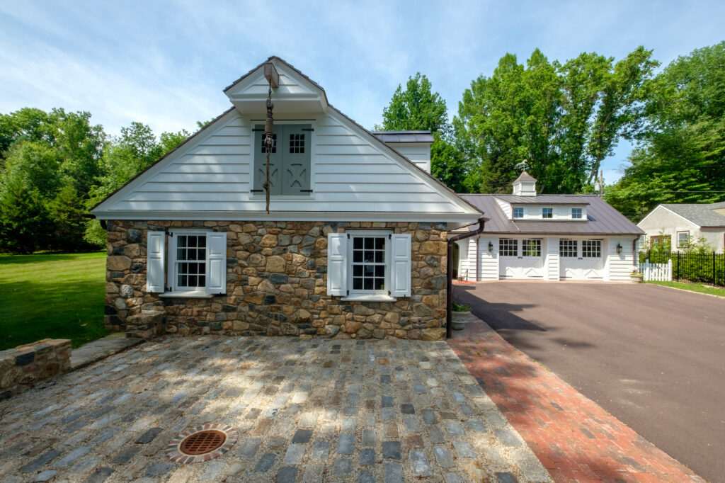 Colonial Estate: Four Car Garage and Workshop in Haverford, PA - Rudloff Construction