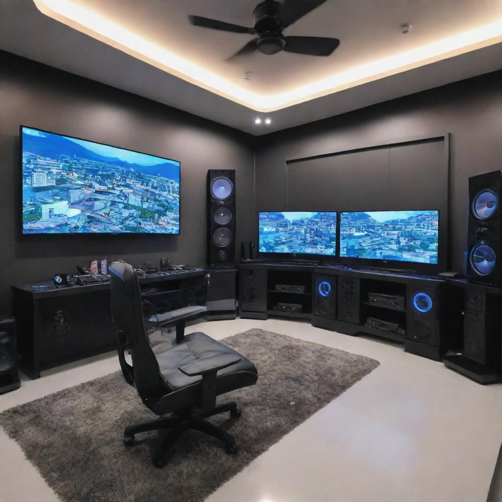 Cozy Gaming Room Setup Under $100,000: A Budget-Friendly Eclectic Sanctuary
