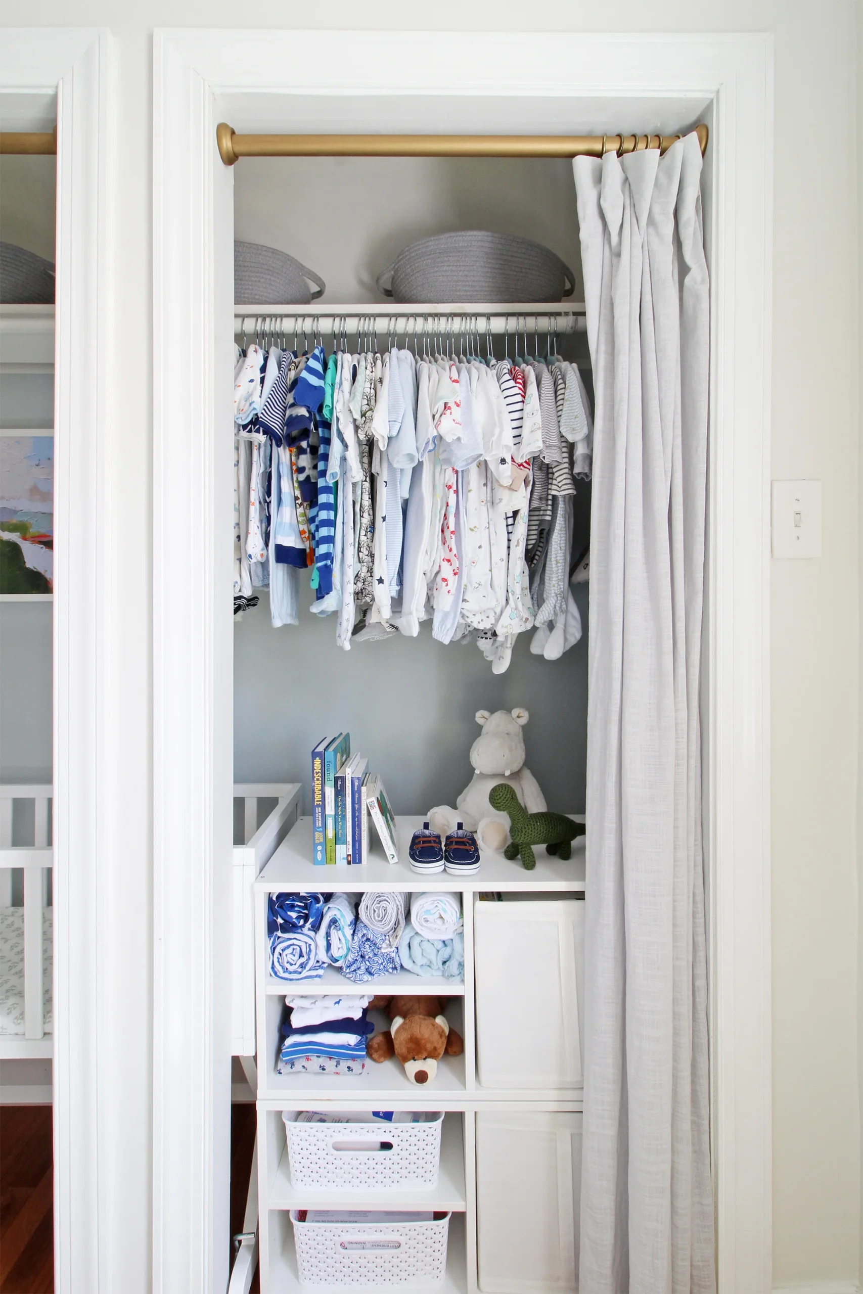 Cozy Modern Nursery Nook Reveal