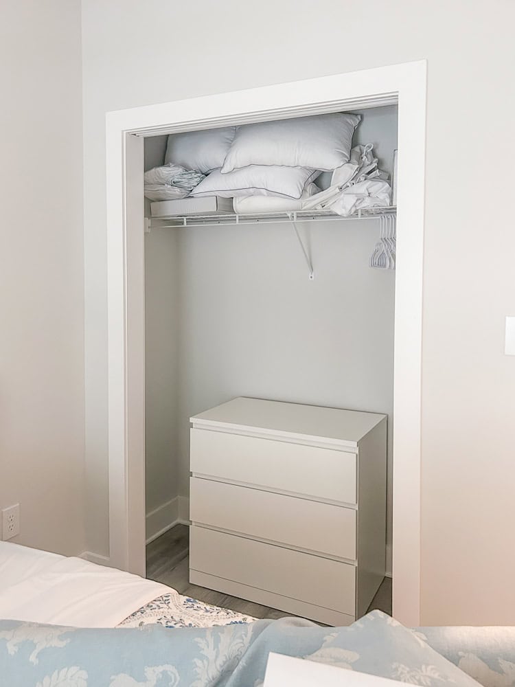 Curtains Instead of Closet Doors - Stefana Silber