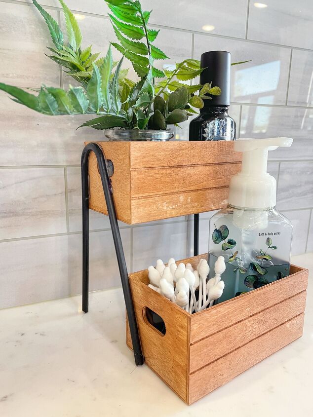 Dollar Tree Bathroom Organizer | Hometalk