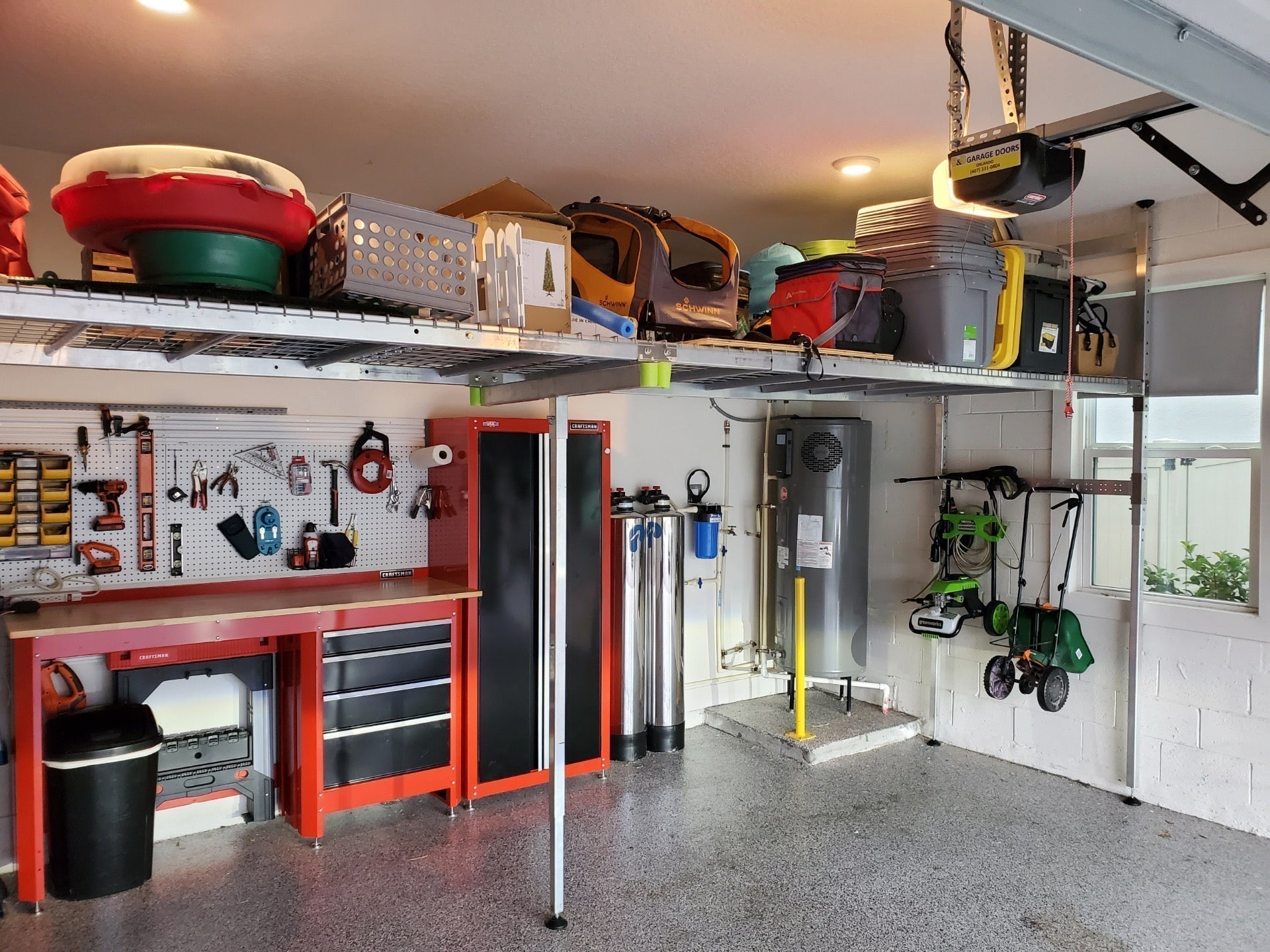 Floor-Supported Overhead Garage Storage for 2-3 Car Garages – ARackAbove