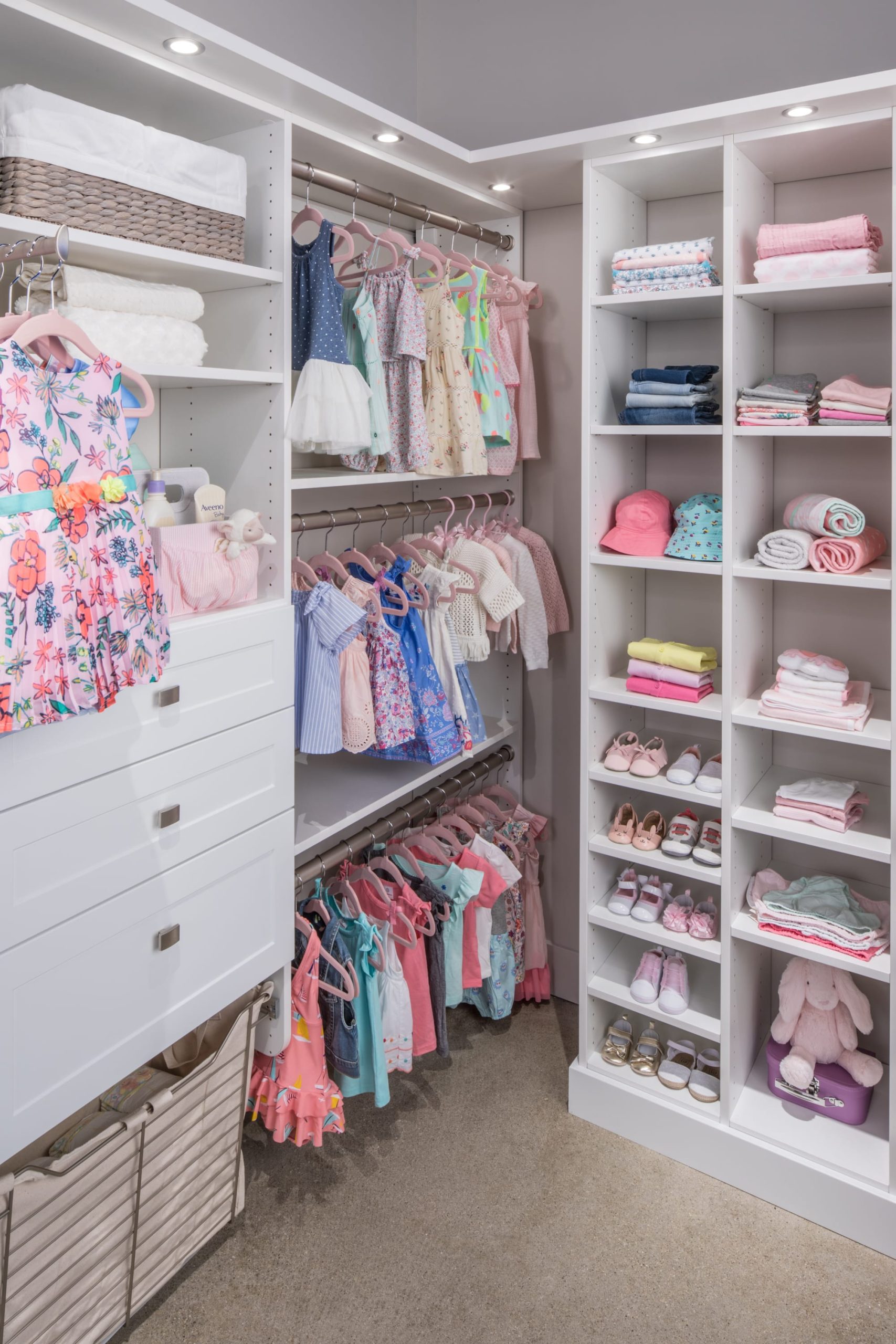 Girl's Walk-In Closets | Inspired Closets