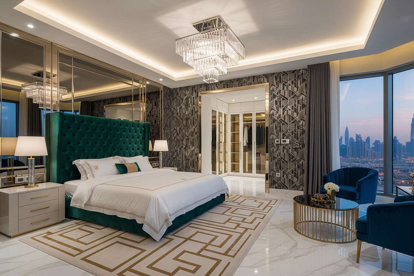 Great Gatsby Inspired Bedroom Designs | Art Deco Luxury Ideas