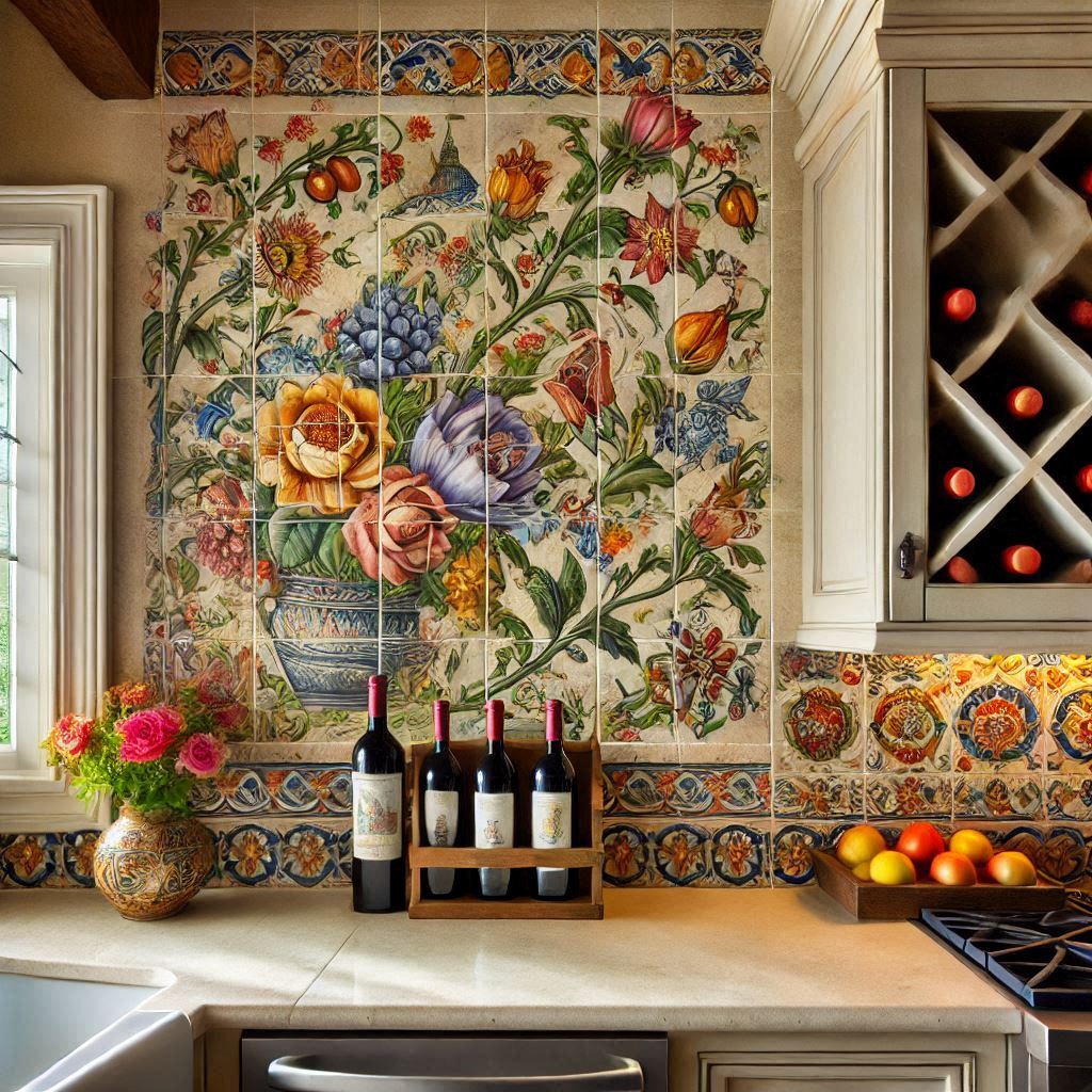 Hand-Painted Kitchen Tile Murals for Unique Backsplashes | Rustica Houses ® - Page 3