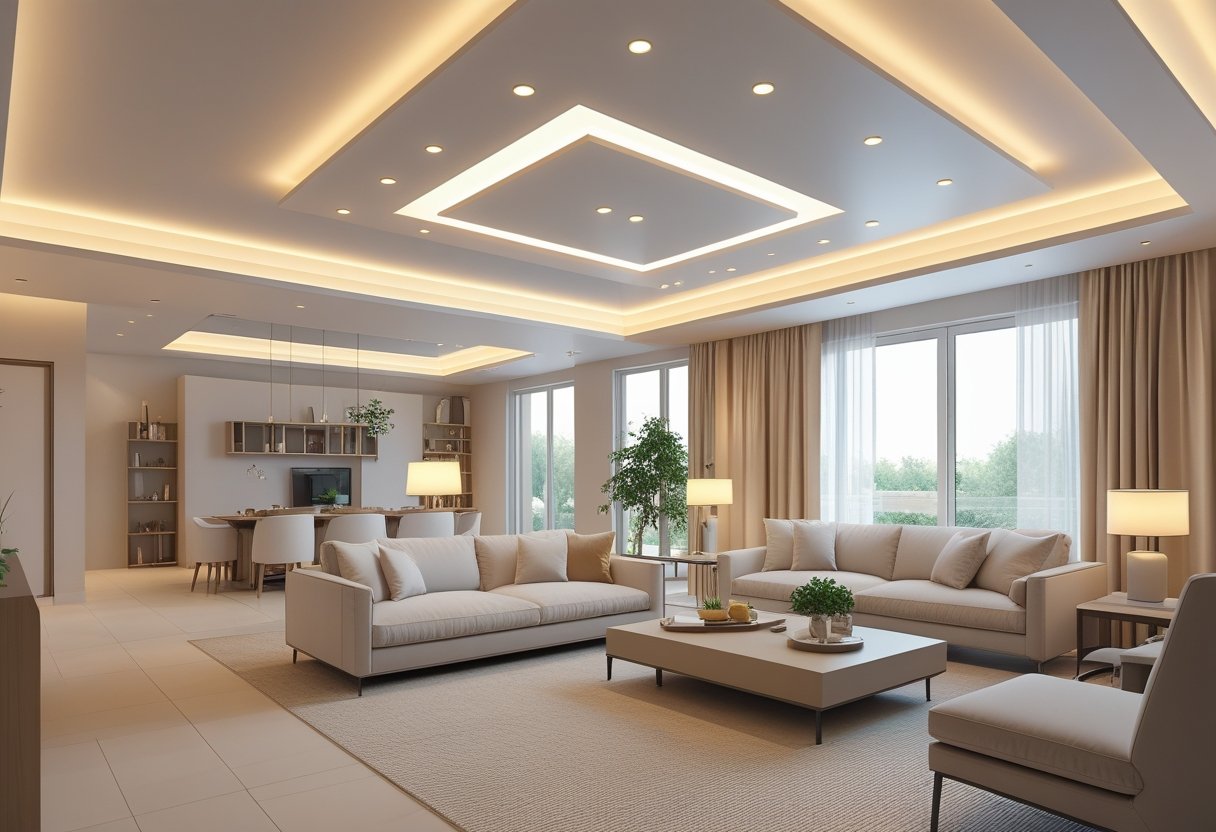 How to Add Recessed Lighting to Your Living Room for a Cozy and Bright Space.
