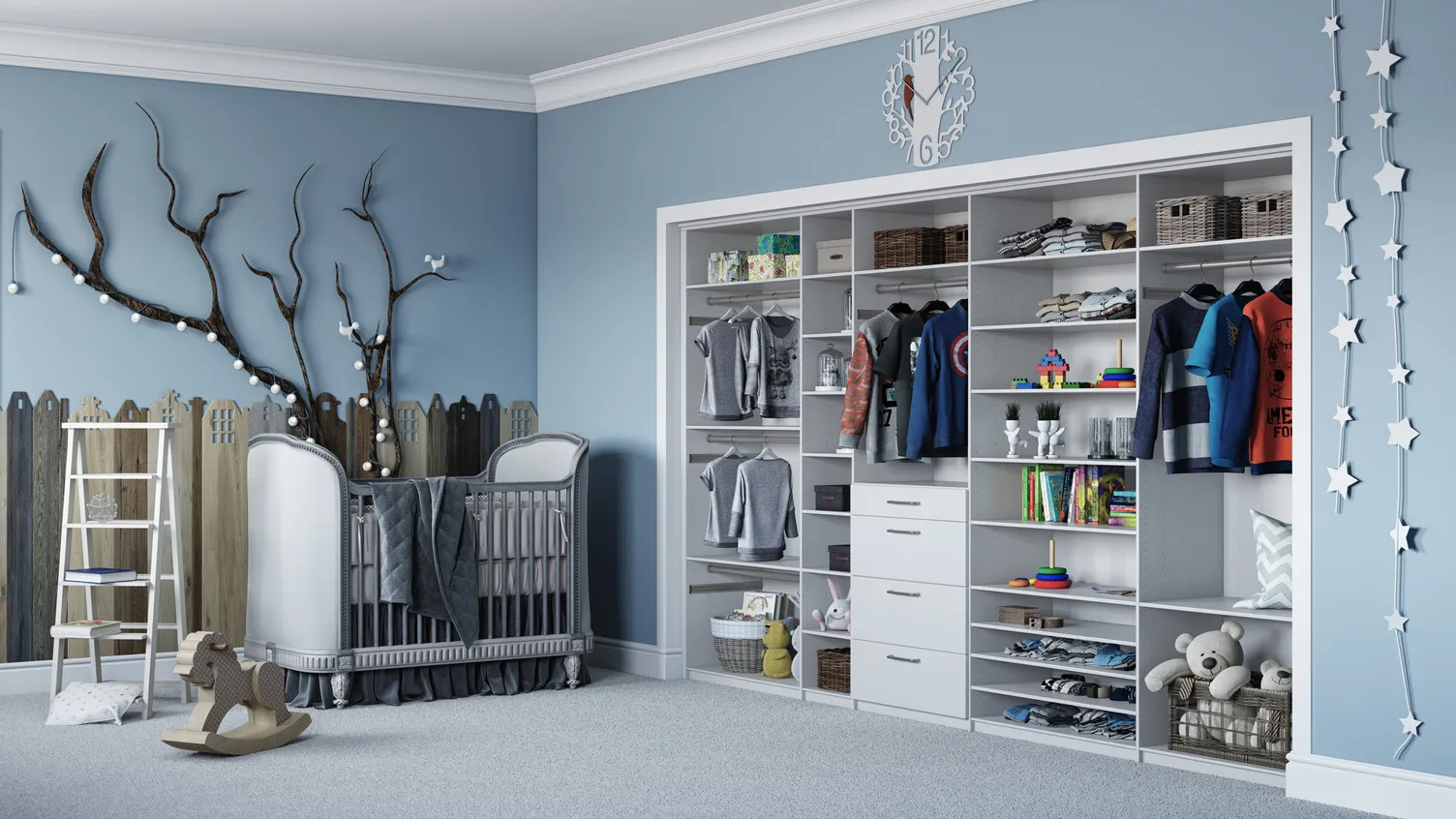 How to Organize a Baby Closet