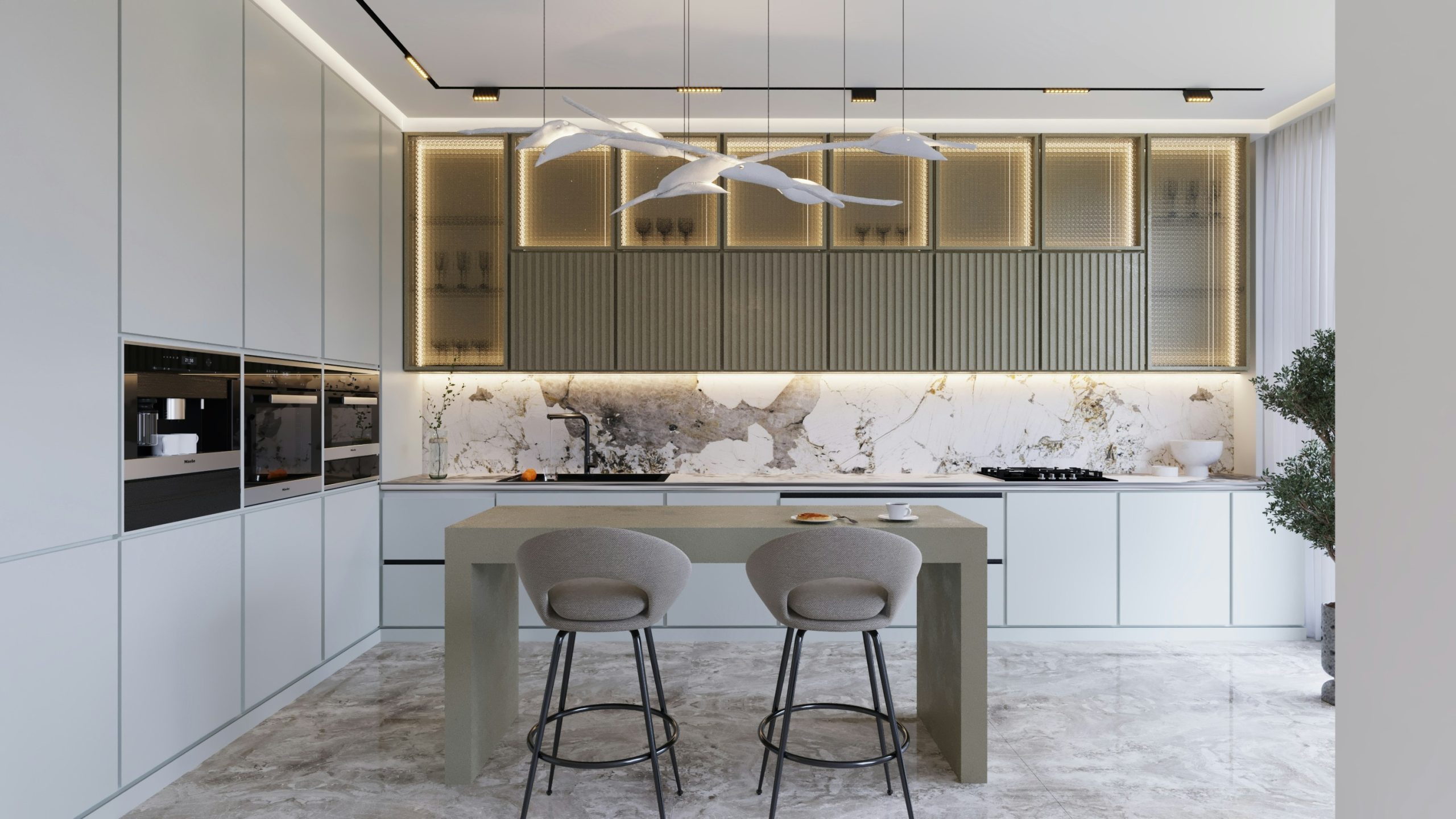 Kitchen interior design By Medea Dzagnidze