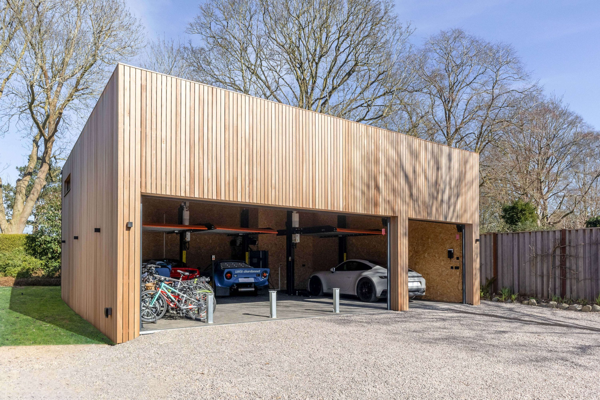 Luxury Garage for Supercar Collection | Premium Prefab Garages - Okopod