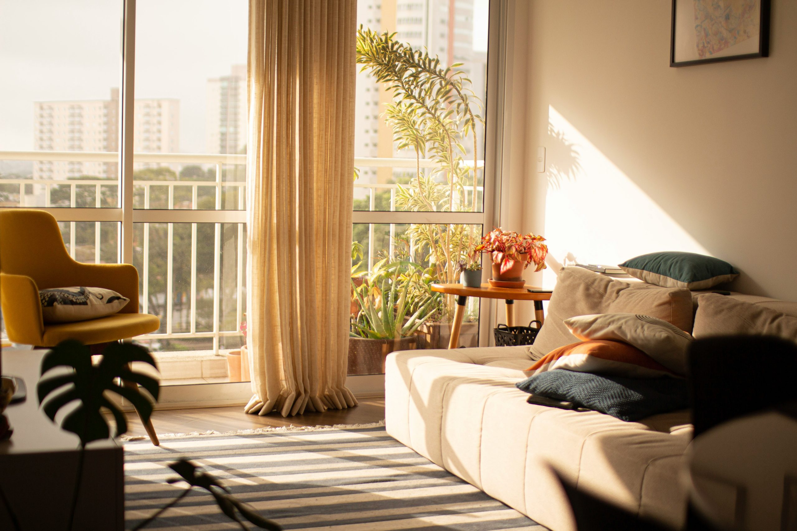 Morning apartament interior design