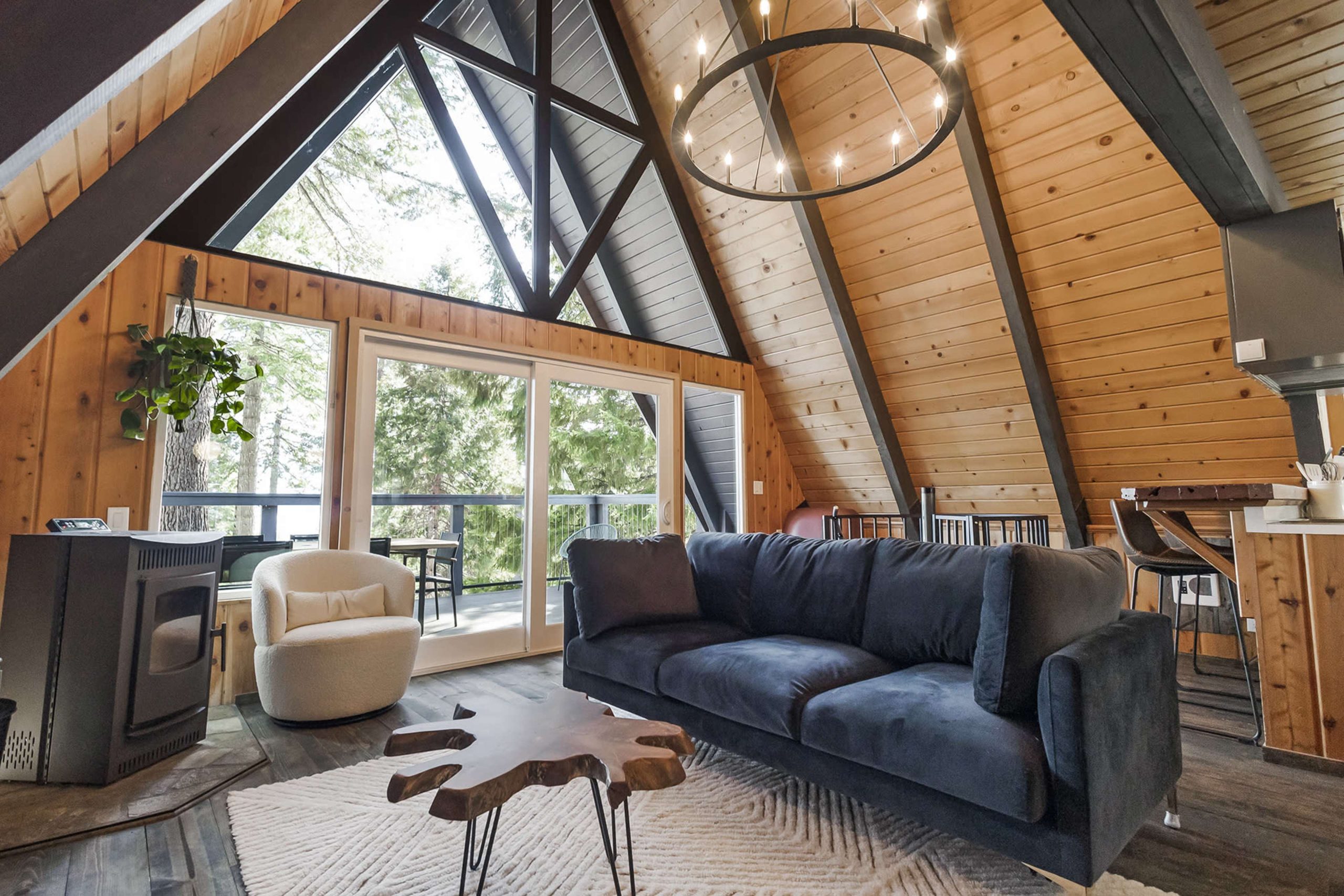 Nostalgic A-Frame Cabin in the Woods, Lake Almanor, CA | Production | Peerspace
