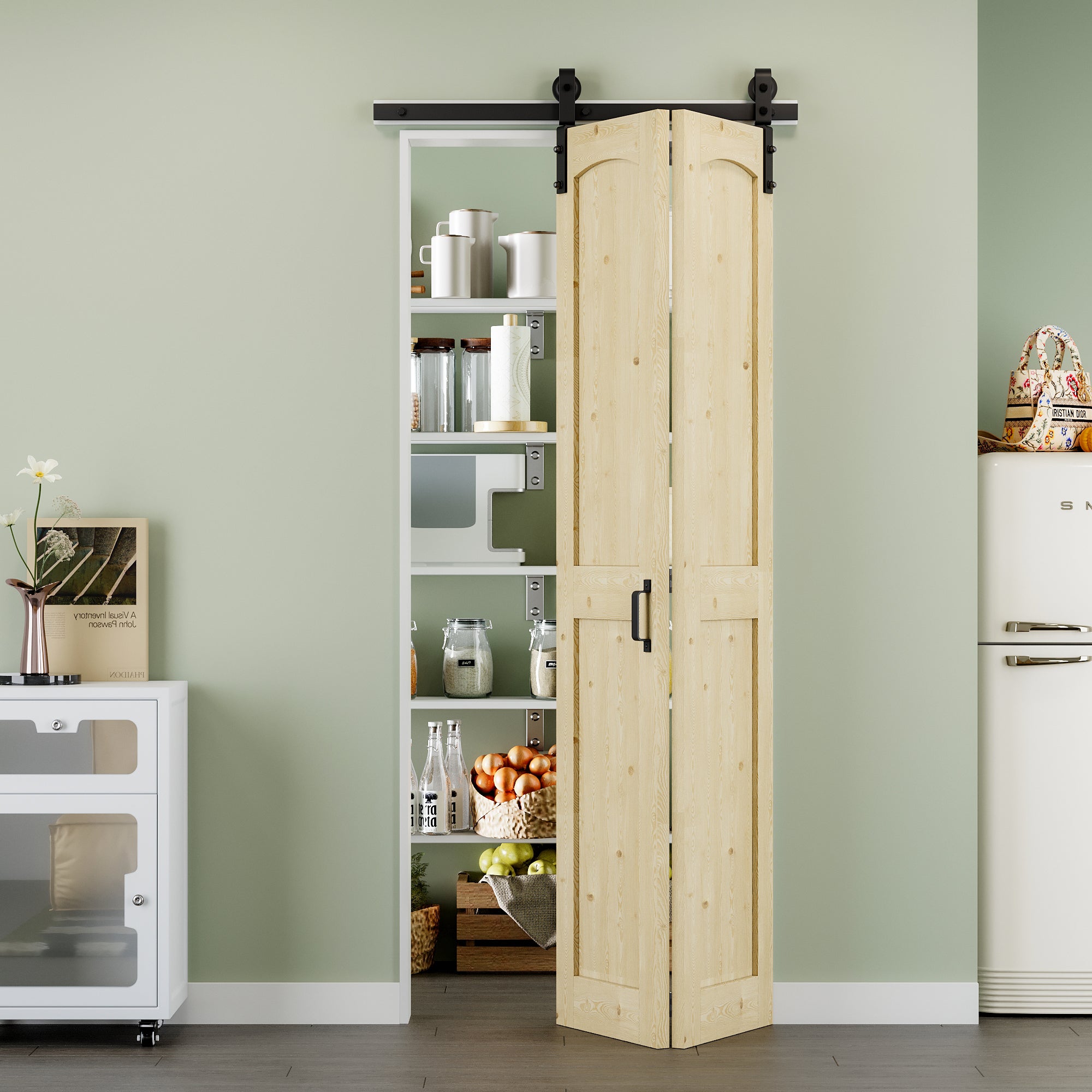 paneled barn door