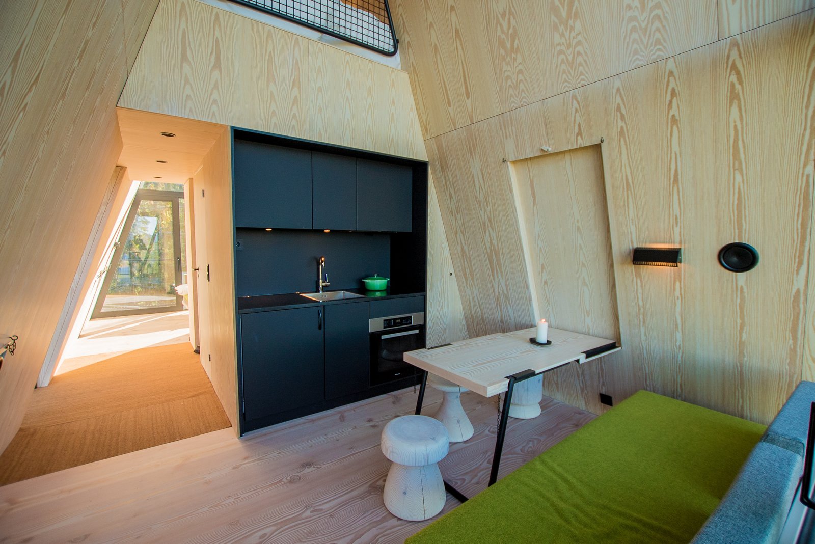 Photo 1 of 14 in These Nordic A-Frame Cabins Offer Thrilling Treetop Views - Dwell