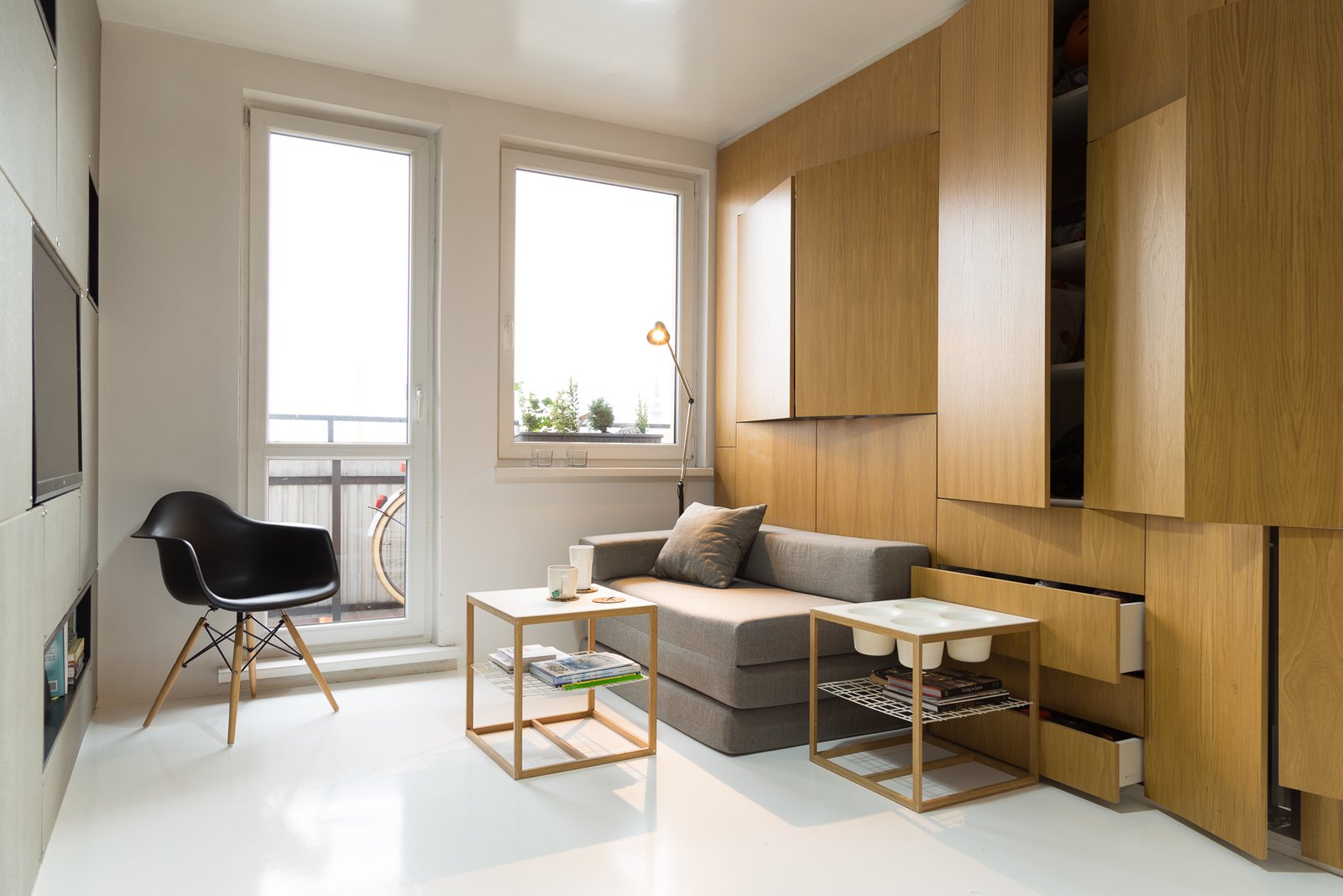 Photo 1 of 8 in A Tiny Apartment in Slovakia Makes Clever Use of Space - Dwell