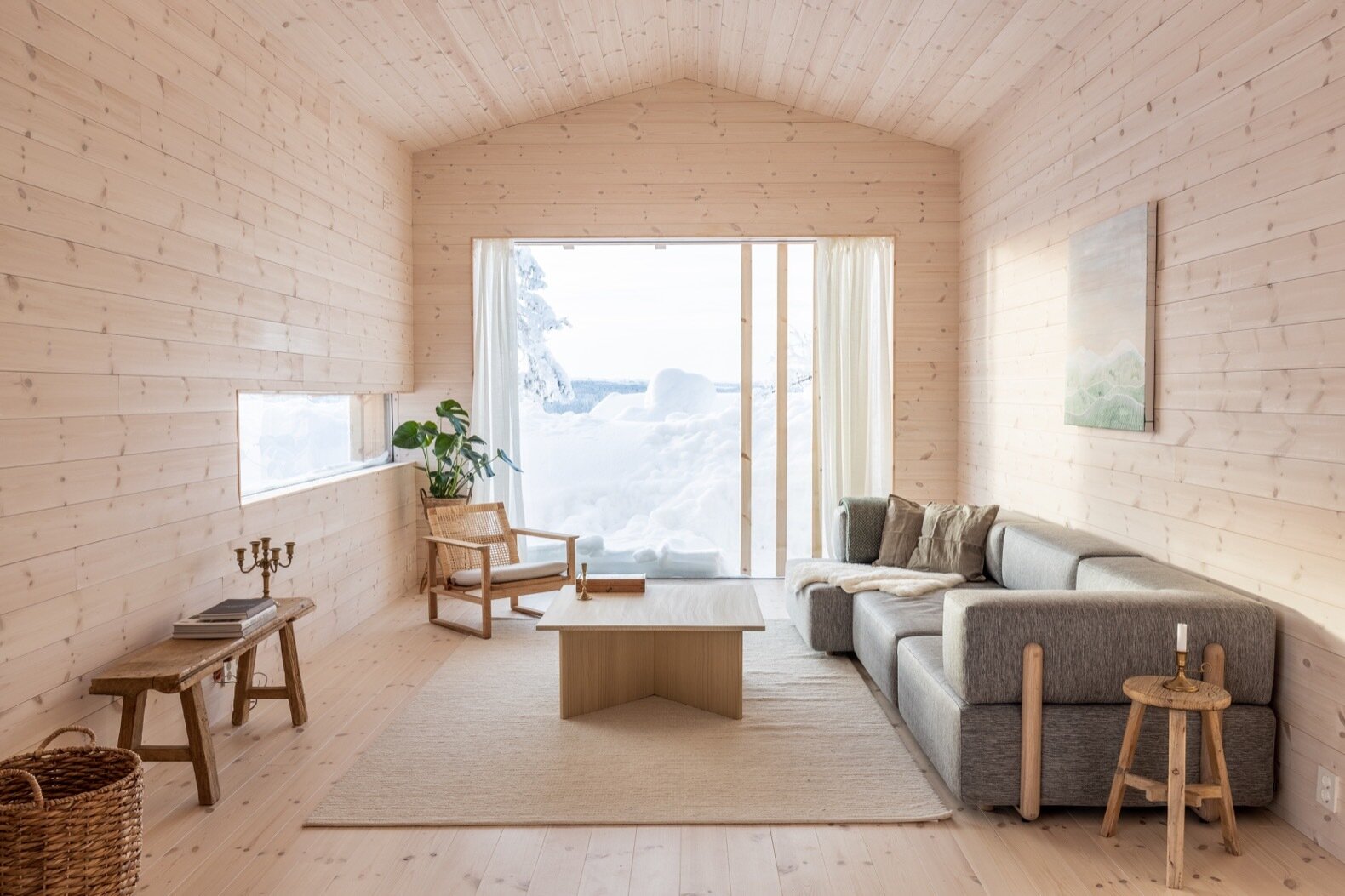 Photo 14 of 16 in 8 Scandinavian Cabins That Master the Art of Minimalism from 40 Cozy Winter Cabins We'd Love to Hole Up In - Dwell