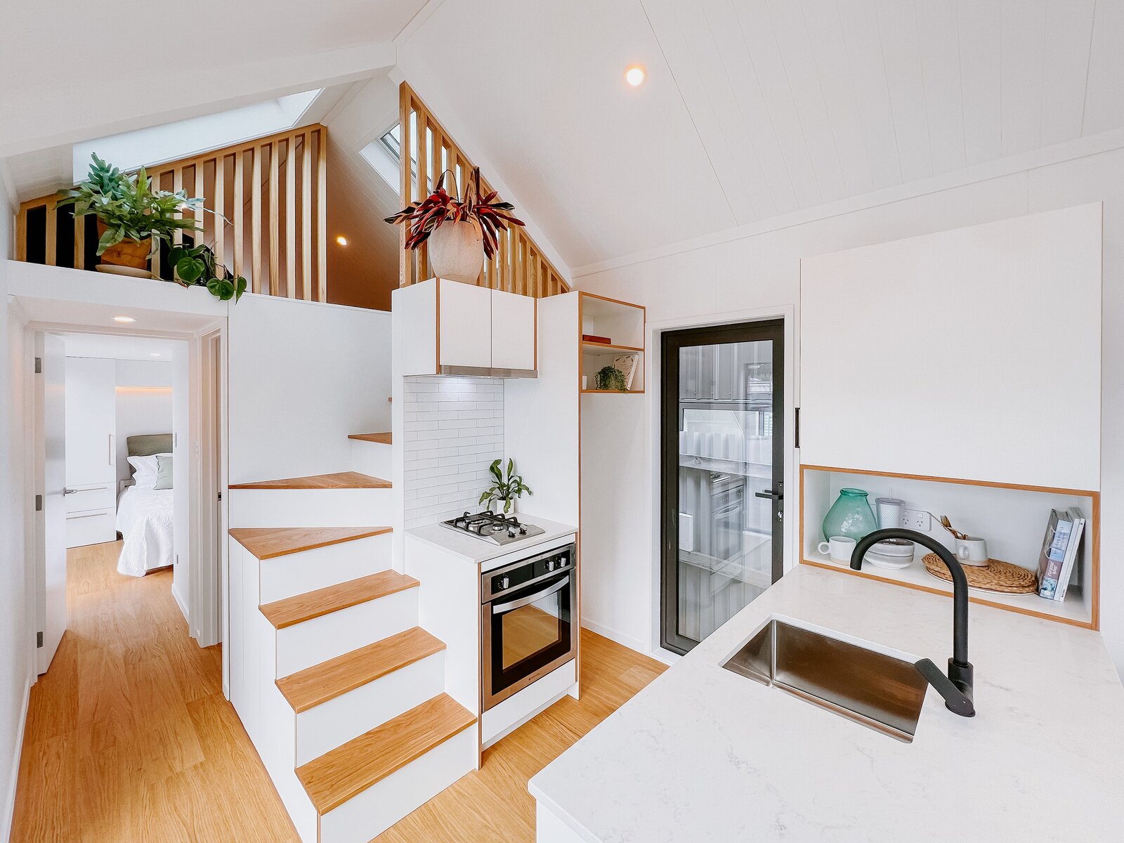 Photo 14 of 20 in Favorites by Satya Design from Two Lofts Connected by a “Bridge” Fit Inside These Tiny Homes - Dwell