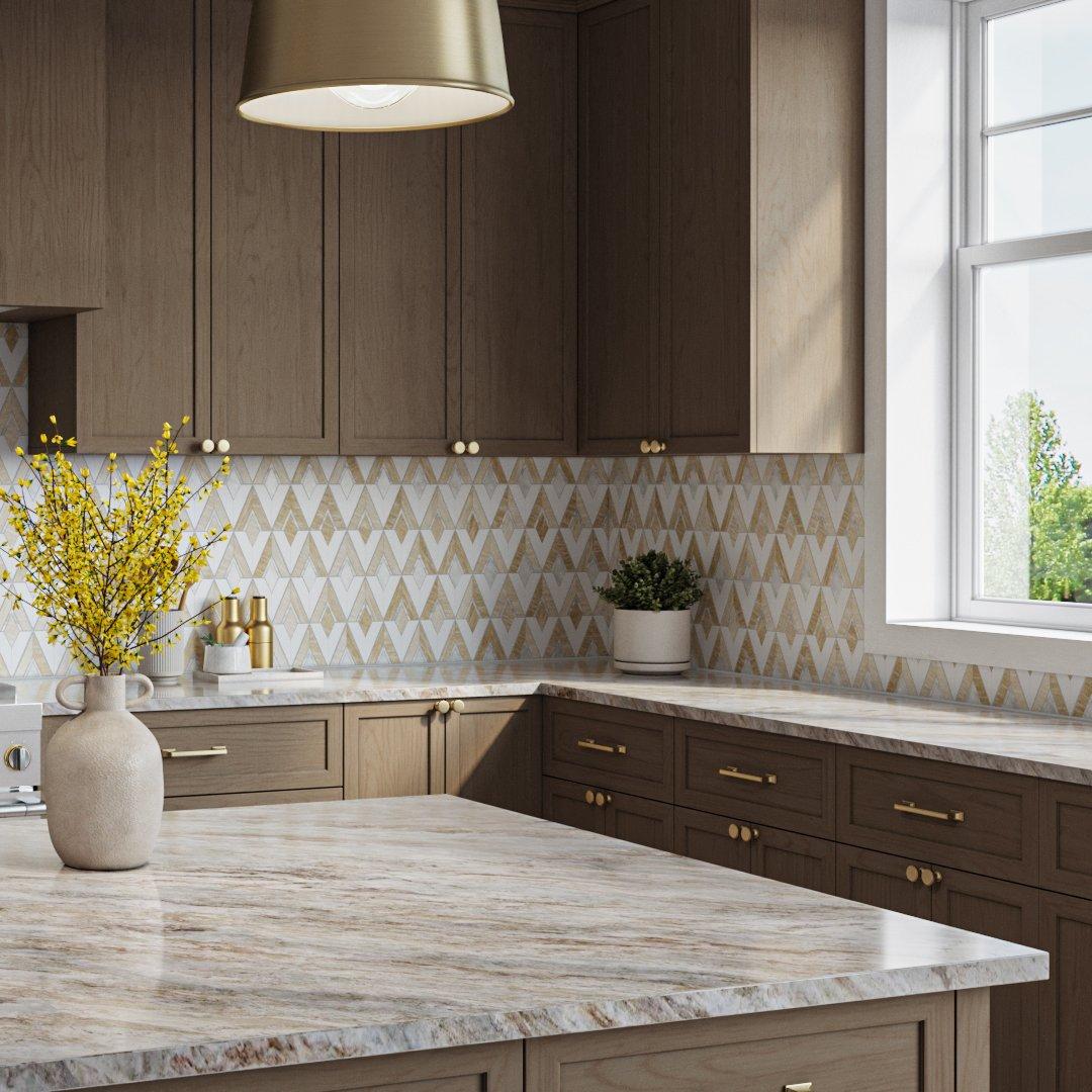 Sample - Fantasy Wave Marble Custom Countertop | Floor and Decor