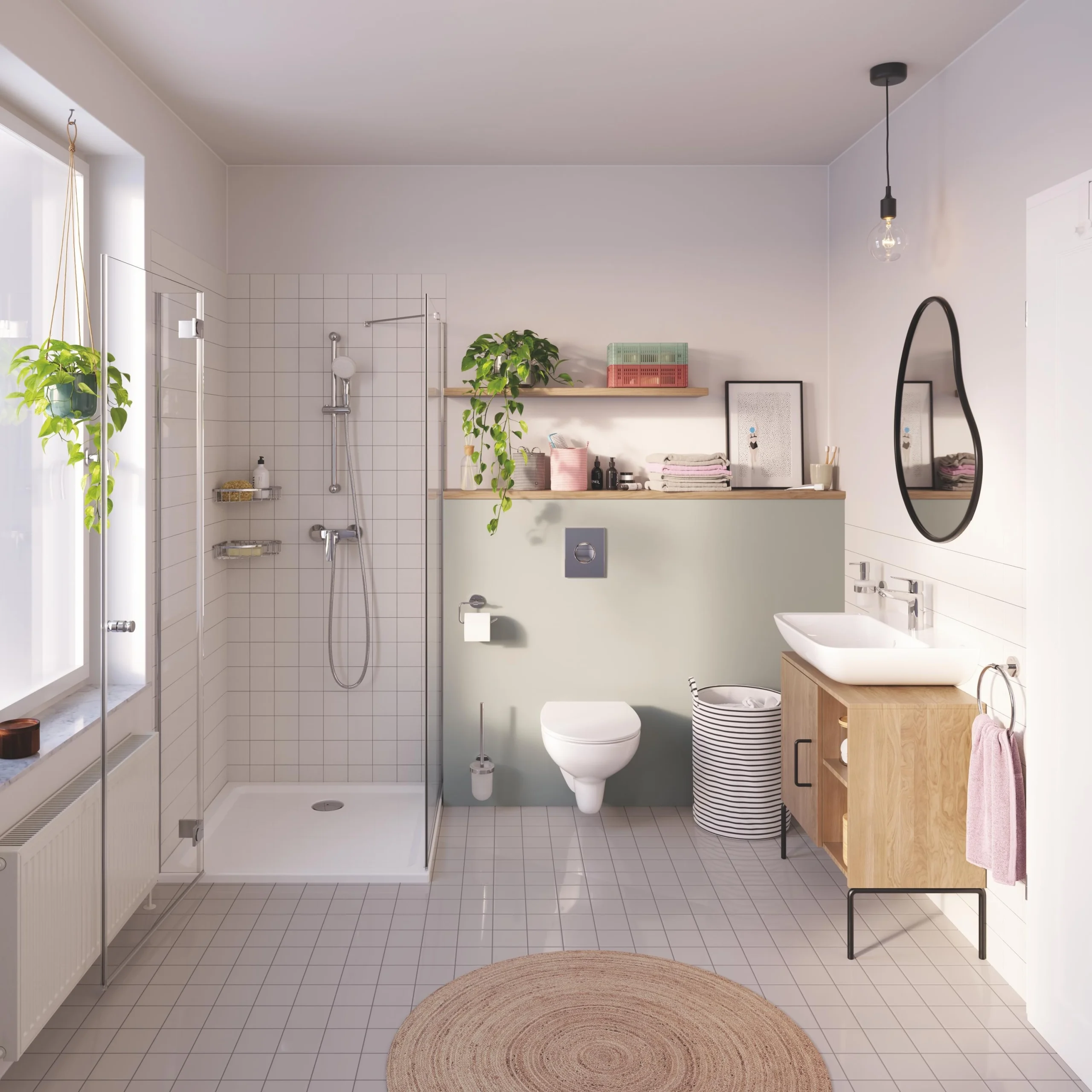Scandinavian Bathroom Design for Simple and Elegant Spaces